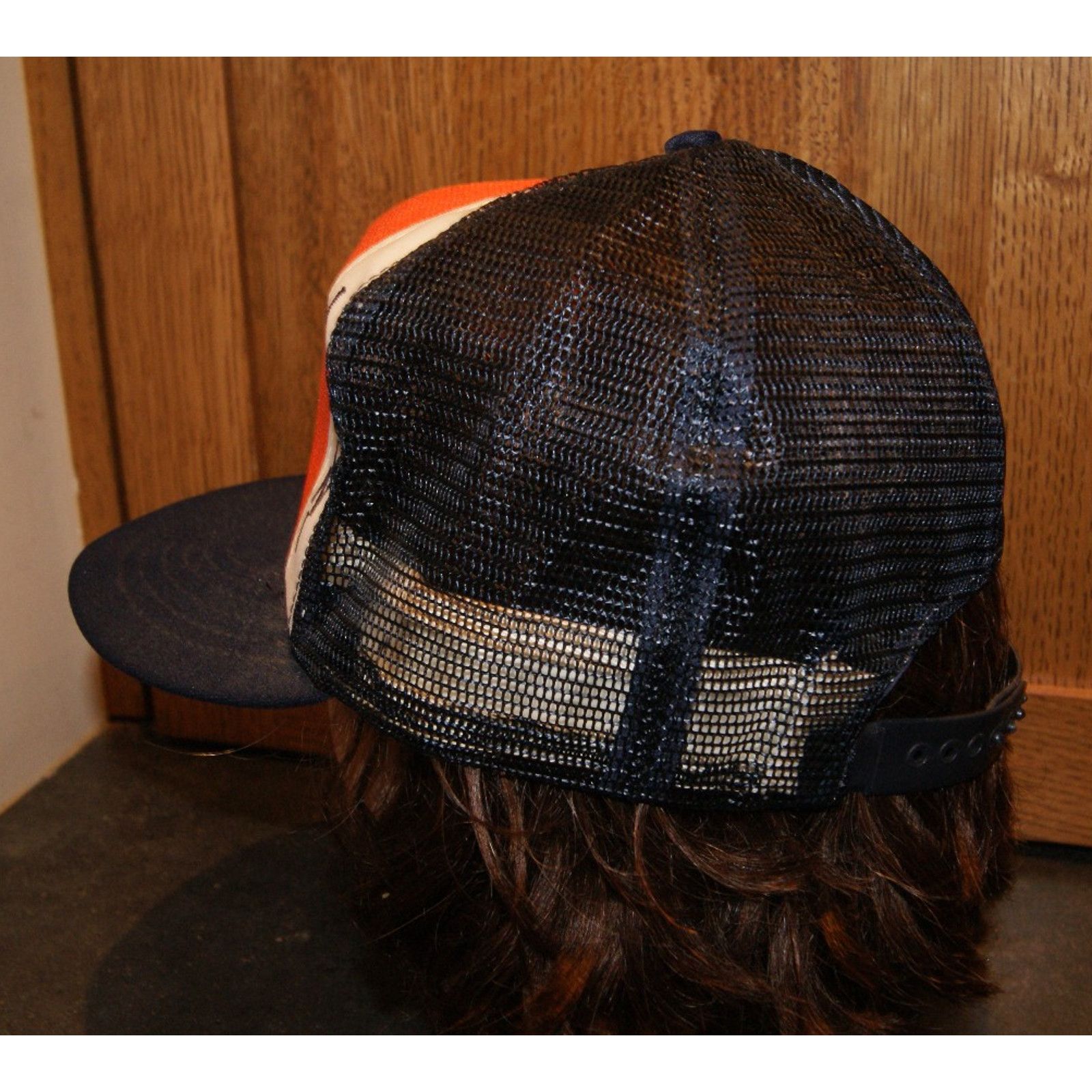Vintage VTG ILLINOIS FIGHTING ILLINI Chief Trucker M Hat Cap USA Size ONE SIZE - 6 Thumbnail
