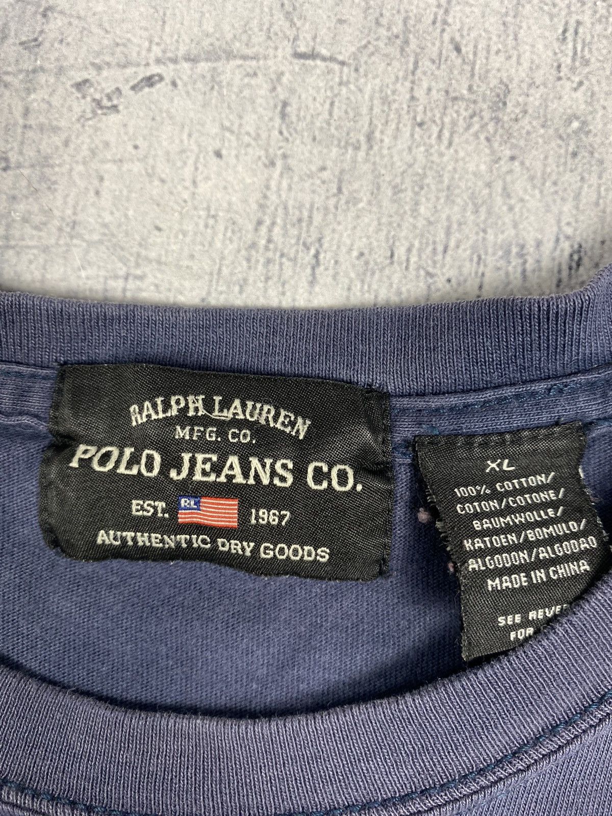 Lauren Ralph Lauren × Polo Ralph Lauren × Vintage Vintage Polo Ralph Lauren Company Big Logo Long Sleeve Size US XL / EU 56 / 4 - 8 Thumbnail