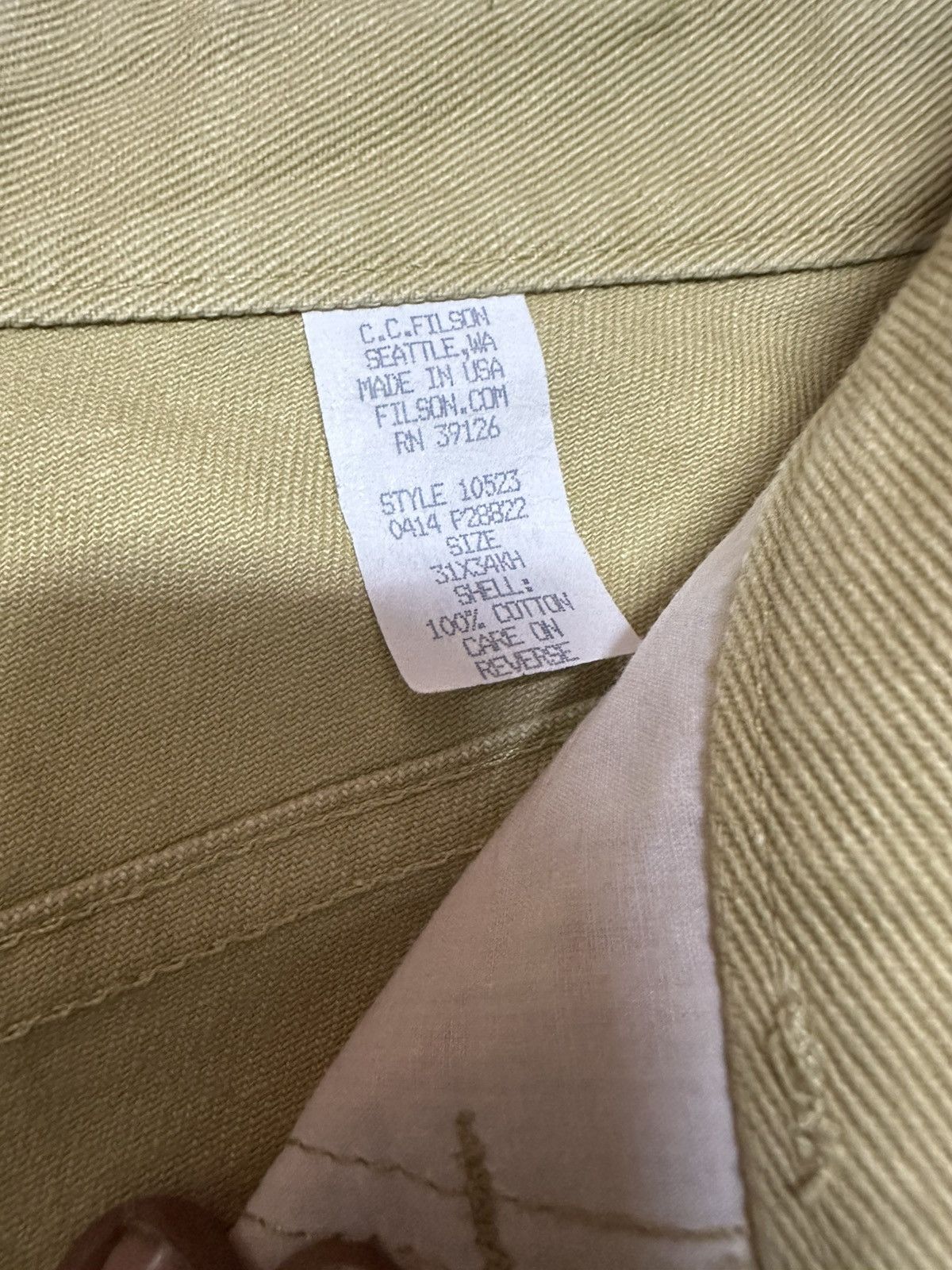 Filson Vtg filson cotton pants Size US 32 / EU 48 - 4 Thumbnail