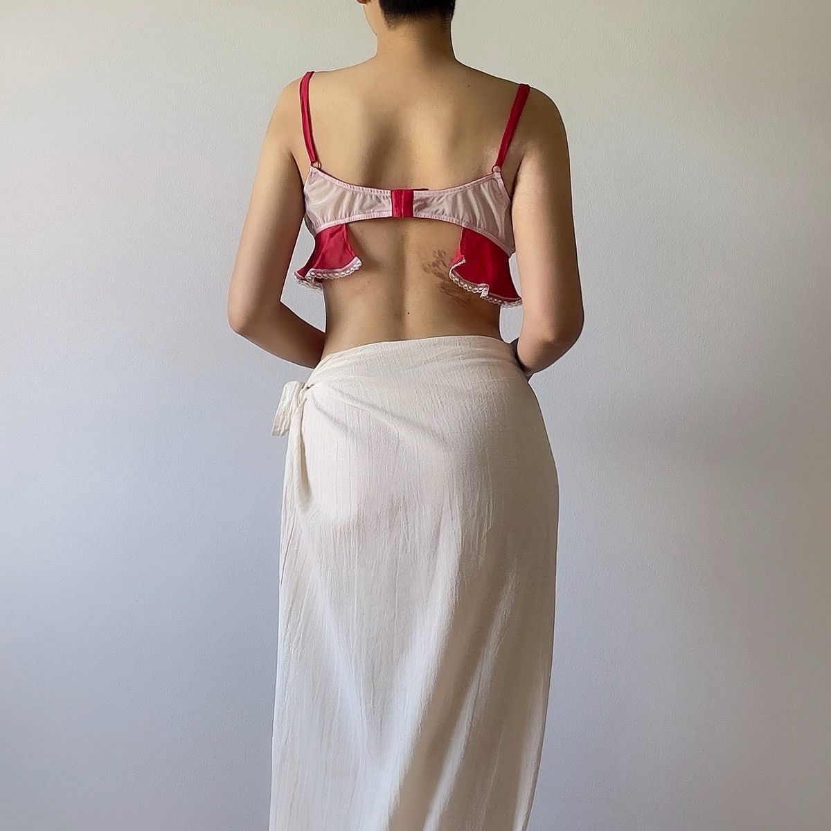 Victoria's Secret Vintage VS Red Silk Camisole (Large) Size L / US 10 / IT 46 - 5 Thumbnail