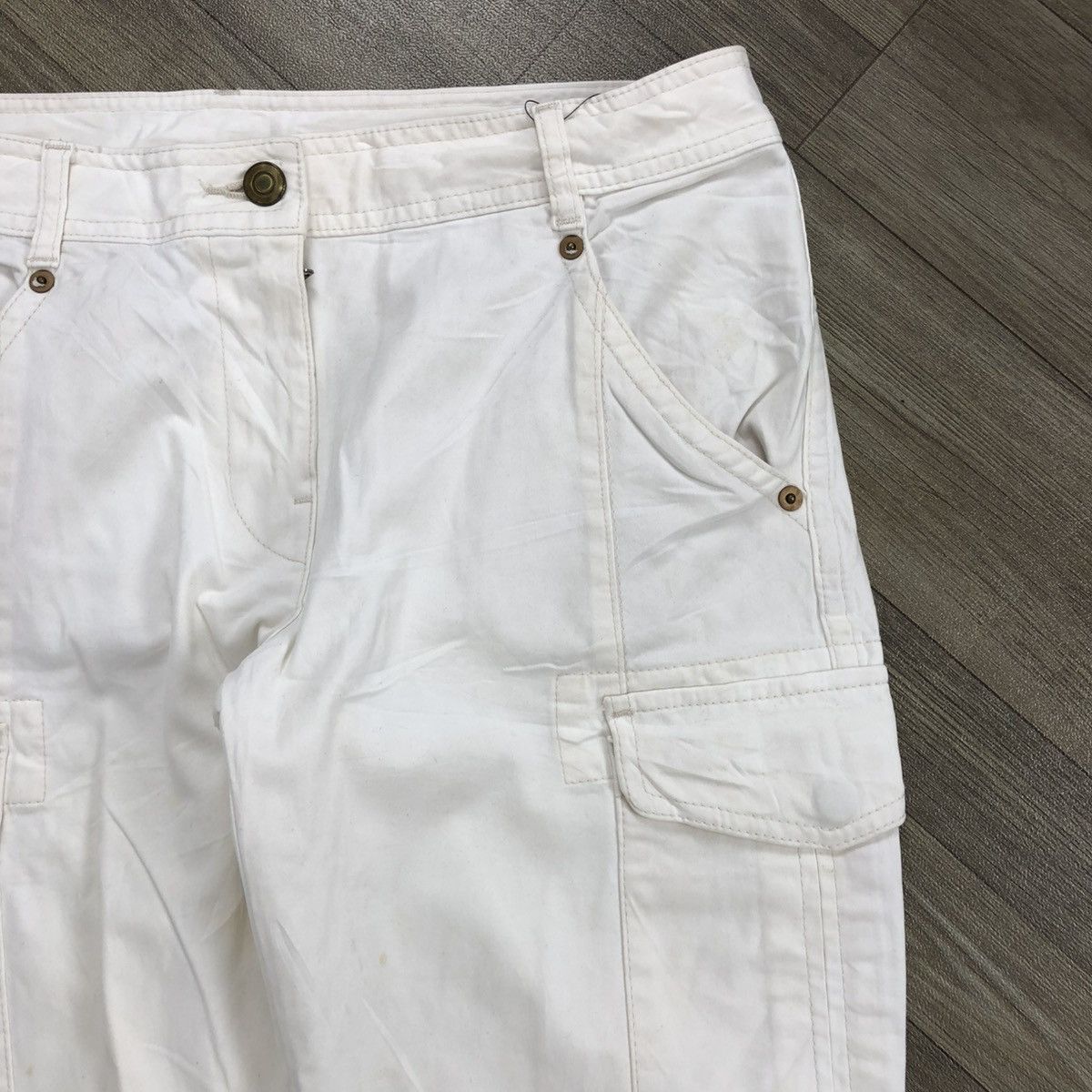 Issey Miyake × Japanese Brand 2000s Issey Miyake PLST Cargo Bondage Pants Size US 31 - 4 Thumbnail