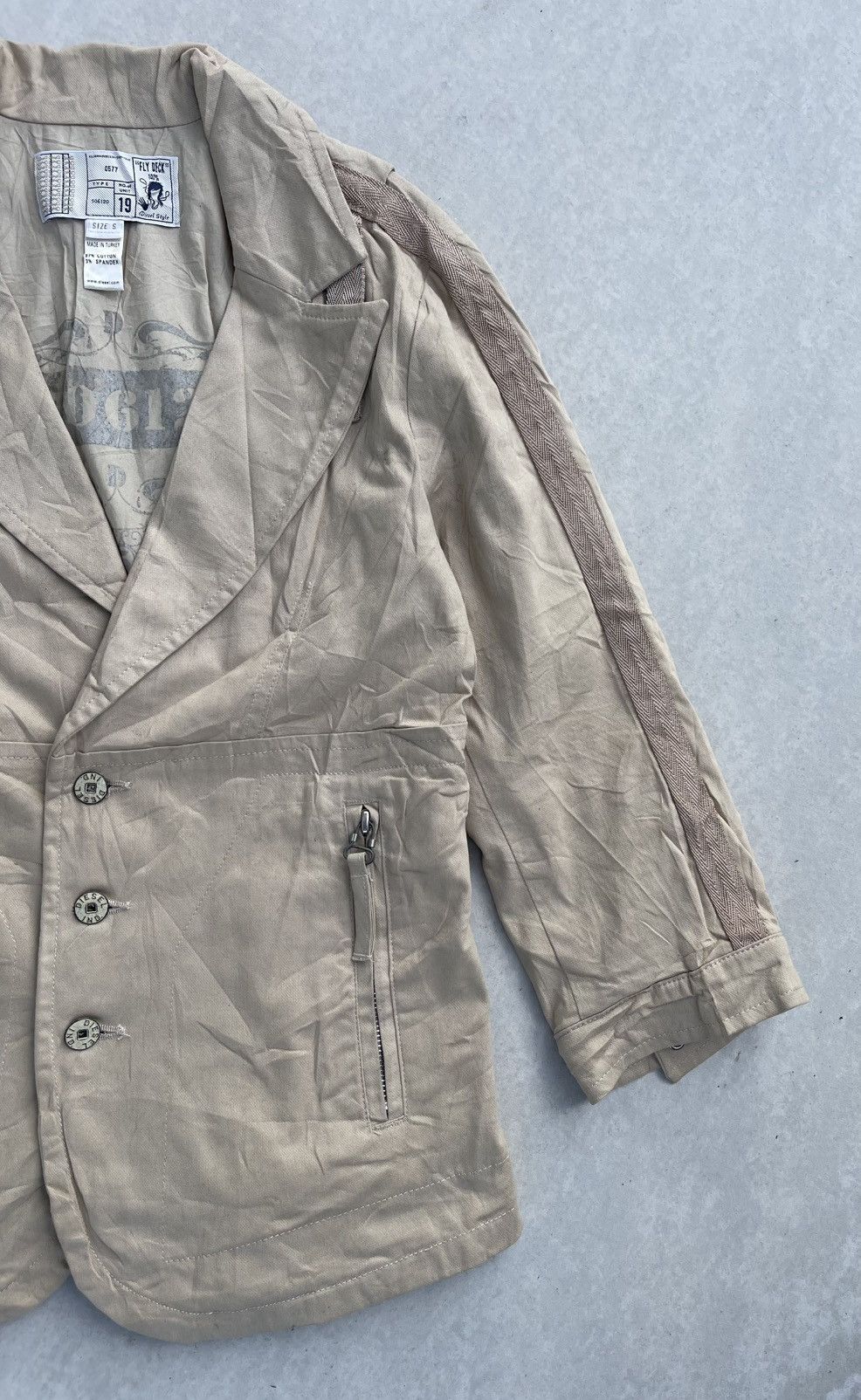 Affliction × Diesel Diesel Women's "FLY DECK" Utility Jacket Size S / US 4 / IT 40 - 5 Thumbnail