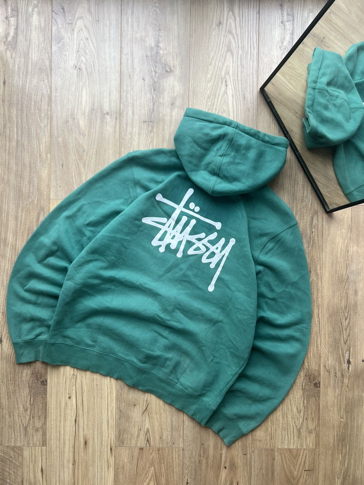 Stussy 00’s STUSSY ZIP HOODIE Y2K RARE BIG LOGO VINTAGE Size US M / EU 48-50 / 2 - 1 Thumbnail