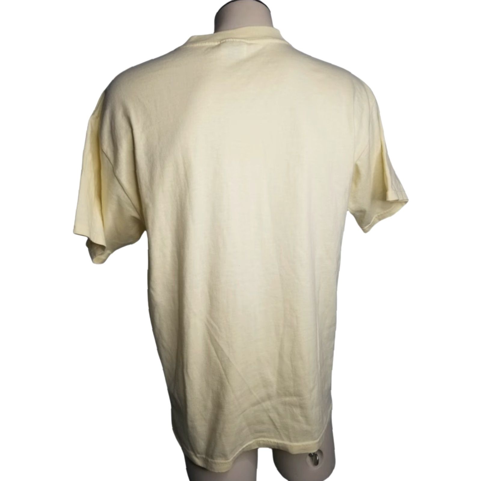 Hanes VINTAGE Hanes Monongahela PA T-Shirt Graphic Tee Crew Neck Short Sleeve Mens L Yellow USA Made 1990s Flag Theme Size US L / EU 52-54 / 3 - 2 Thumbnail