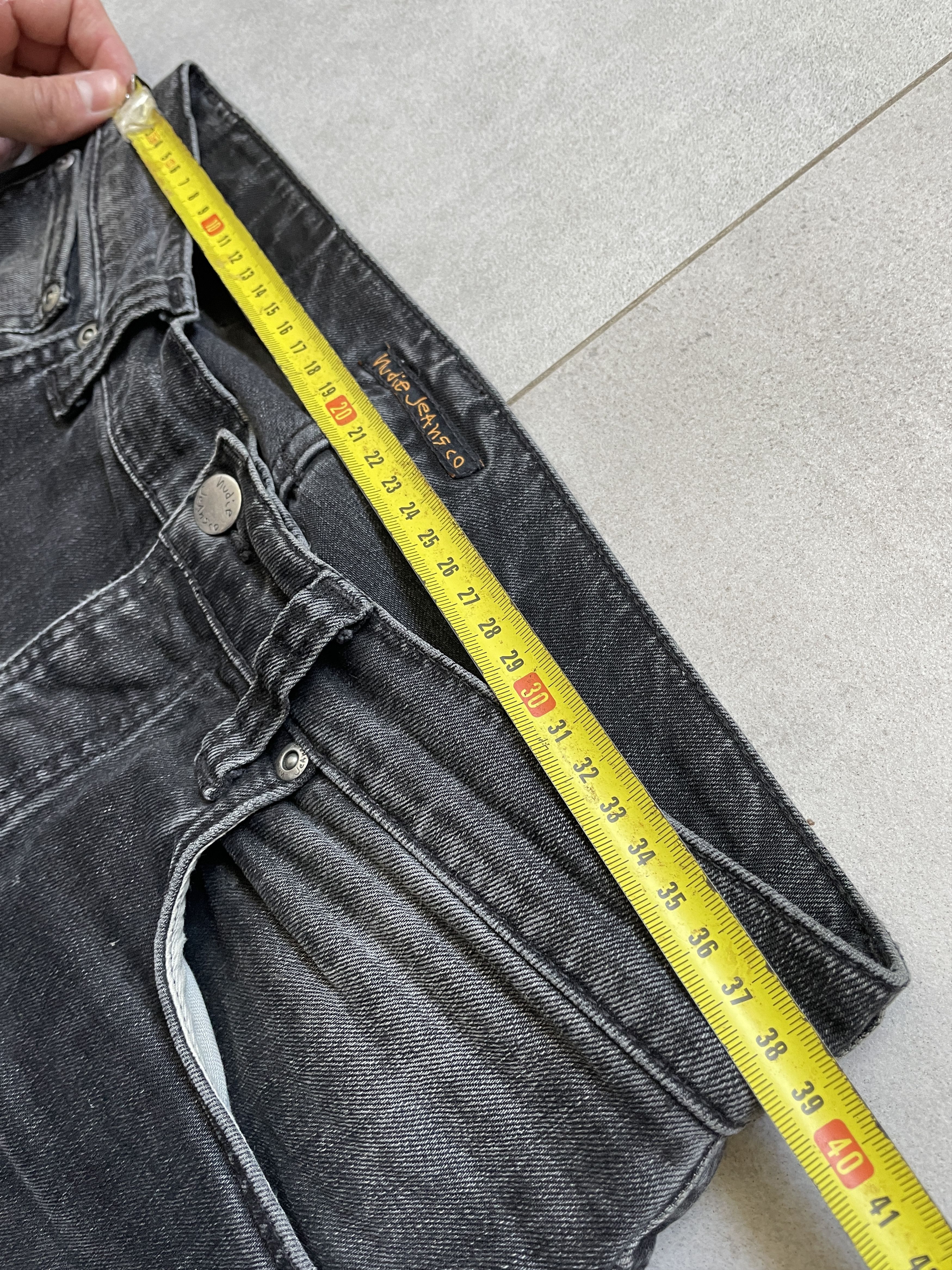 Nudie Jeans BLACK GRIM TIM NUDIE JEANS SKINNY DENIM Size US 29 - 9 Thumbnail
