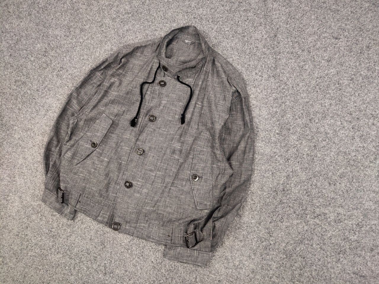 Japanese Brand Vintage 90's Intermezzo By Durban Japan Light Linen Jacket Size US M / EU 48-50 / 2 - 3 Thumbnail