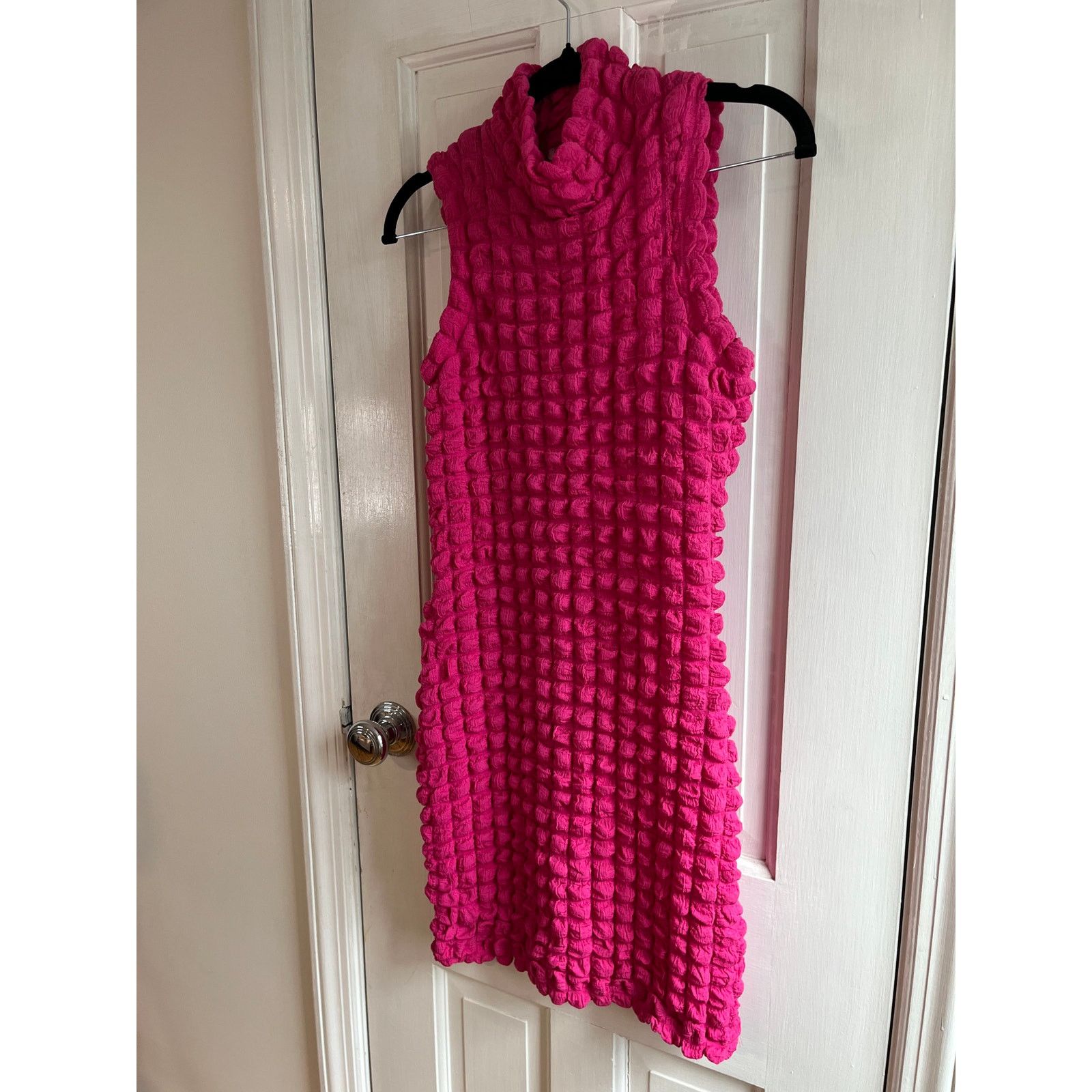 Amanda Uprichard Amanda Uprichard Pink Popcorn Texture Mini Dress Y2K Size S / US 4 / IT 40 - 2 Thumbnail