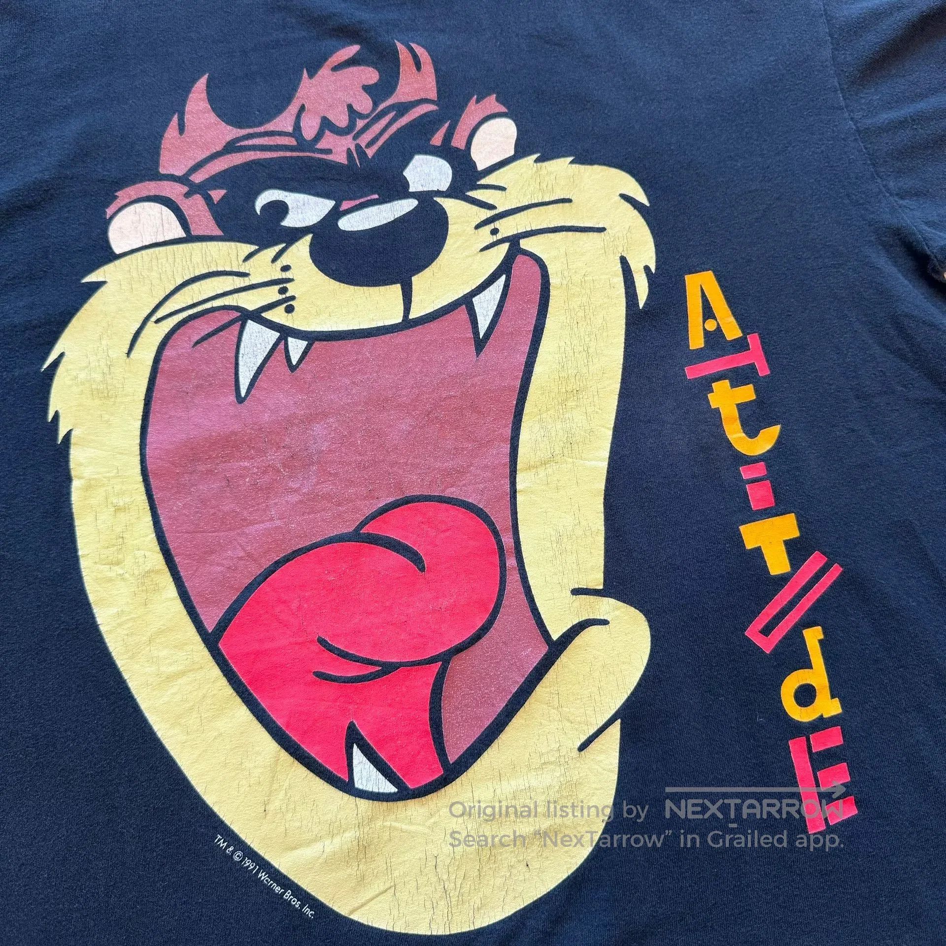 Vintage Vintage 1991 Looney Tunes Taz Tee. Size US M / EU 48-50 / 2 - 3 Thumbnail