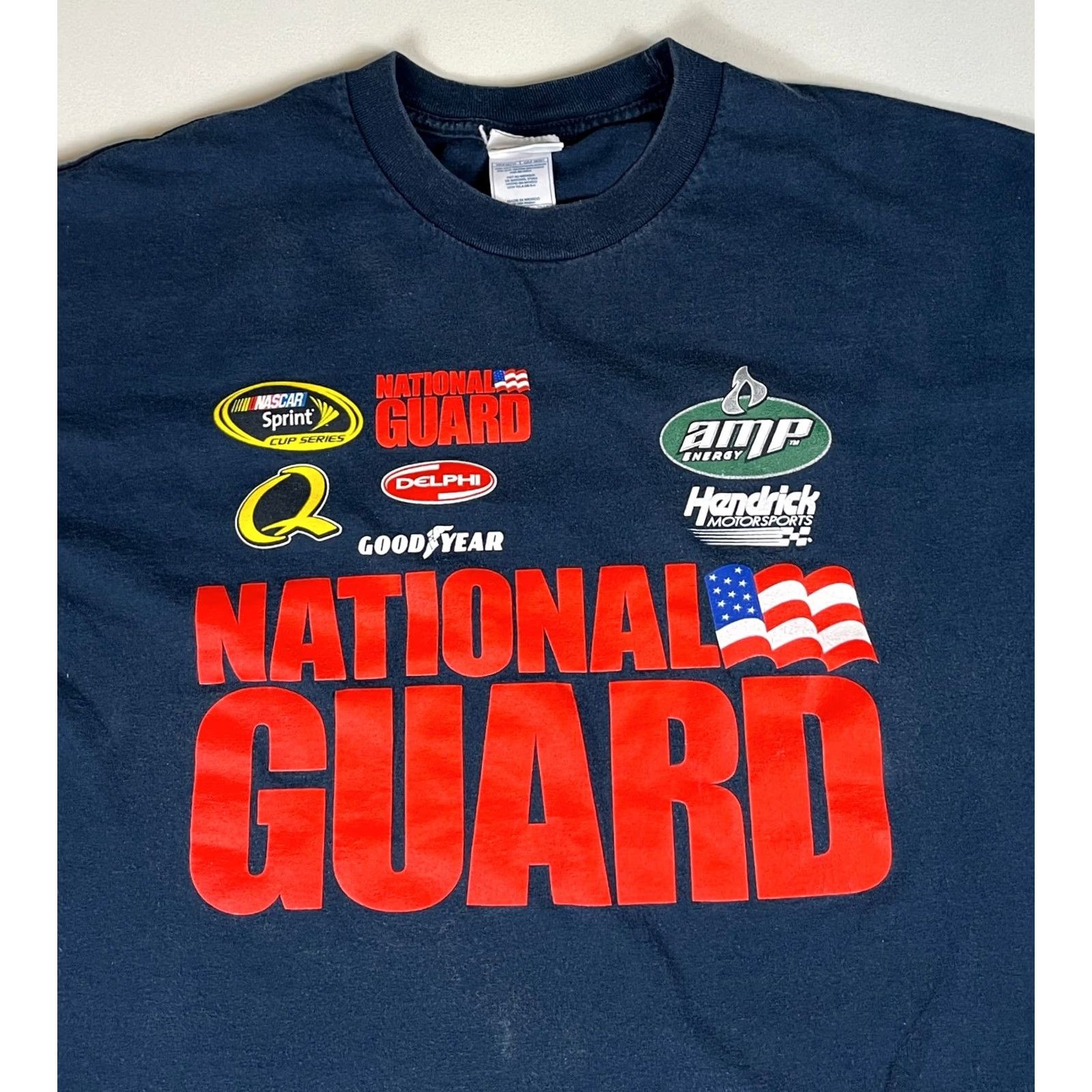Chase Authentics Nascar Dale Jr. #88 T-Shirt Chase Authentics Navy Blue 2XL Double-Sided Mens Shirt NASCAR Size US XXL / EU 58 / 5 - 3 Thumbnail