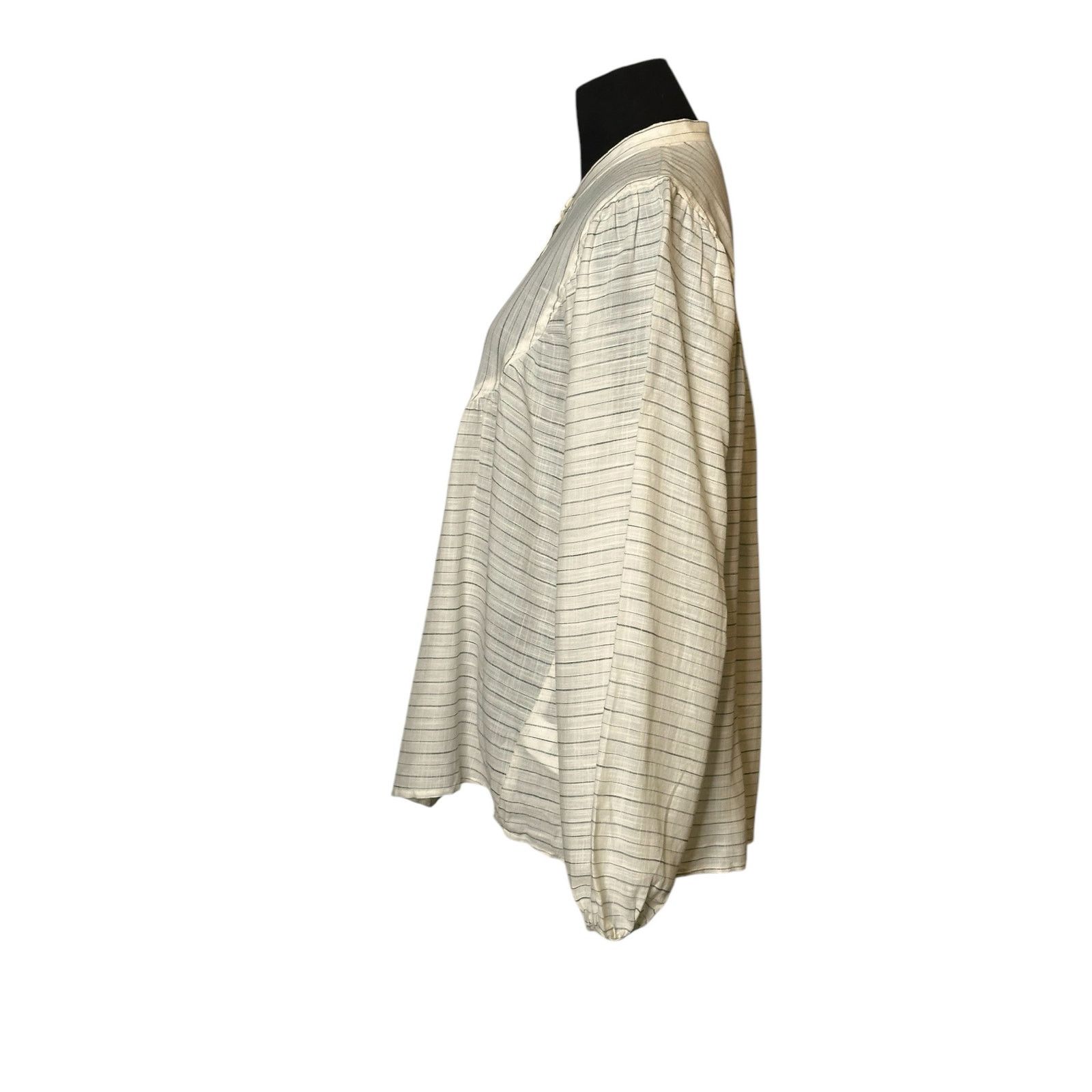 H&M H&M white black stripes long sleeves tunic blouse size 8 Size M / US 6-8 / IT 42-44 - 8 Thumbnail