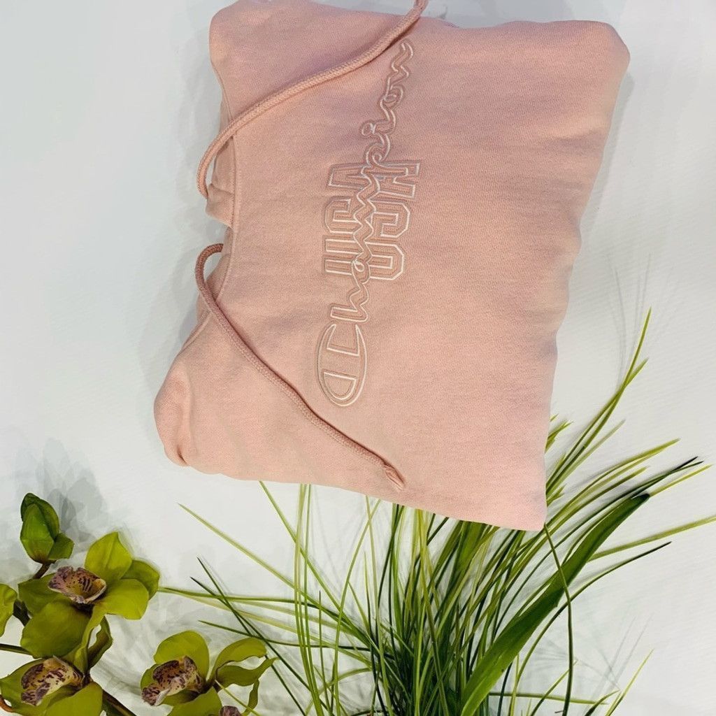 Champion Champion Pink Crop top Hoodie Size L Size L / US 10 / IT 46 - 8 Thumbnail