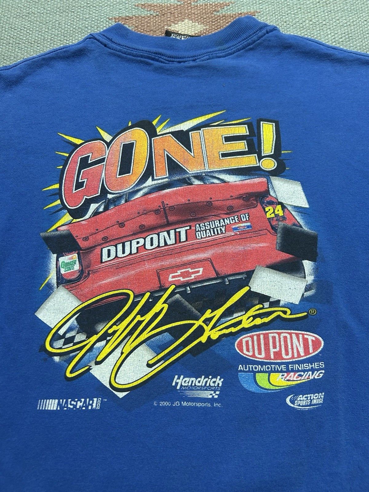Vintage Vtg graphic t shirt Jeff Gordon nascar 24 youth kids M 10-12 Size US XXS / EU 40 - 6 Thumbnail