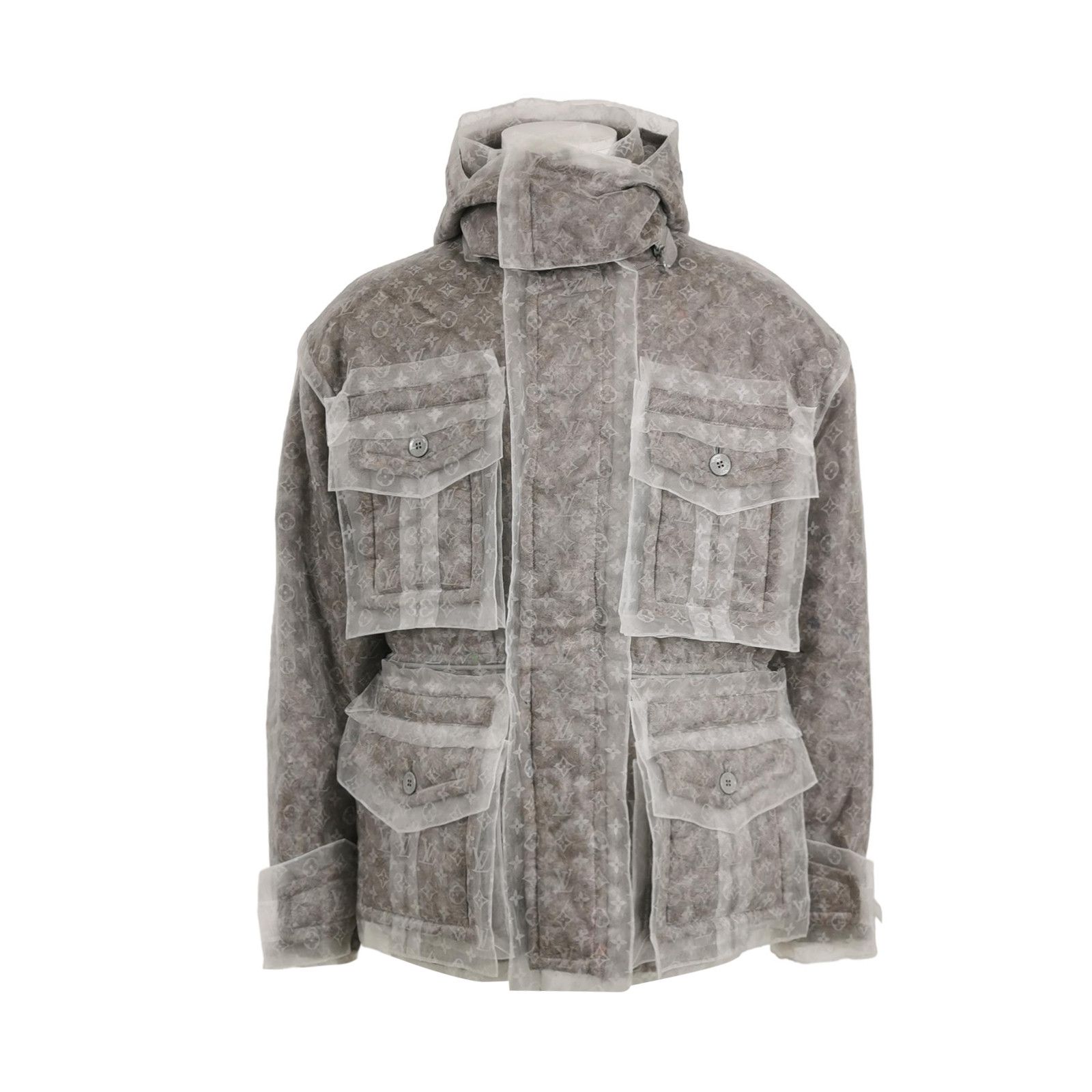 Louis Vuitton Louis Vuitton Monogram Organza Padded Coat L Size US L / EU 52-54 / 3 - 1 Thumbnail