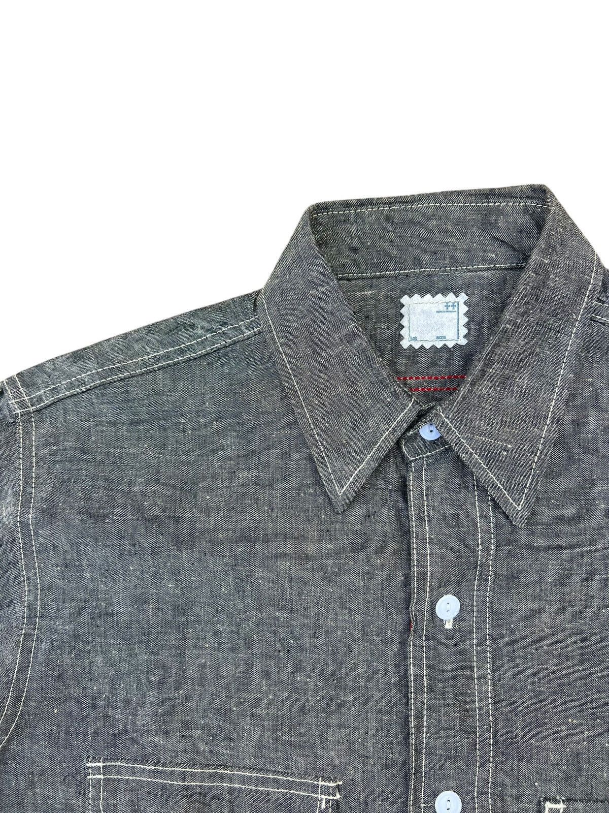45rpm Dope & Drakkar Japan Chambray Work Shirt Size US M / EU 48-50 / 2 - 8 Thumbnail