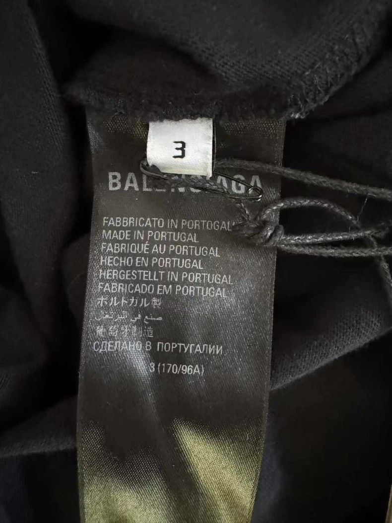 Balenciaga Balenciaga Black flame short sleeve Size US L / EU 52-54 / 3 - 5 Thumbnail
