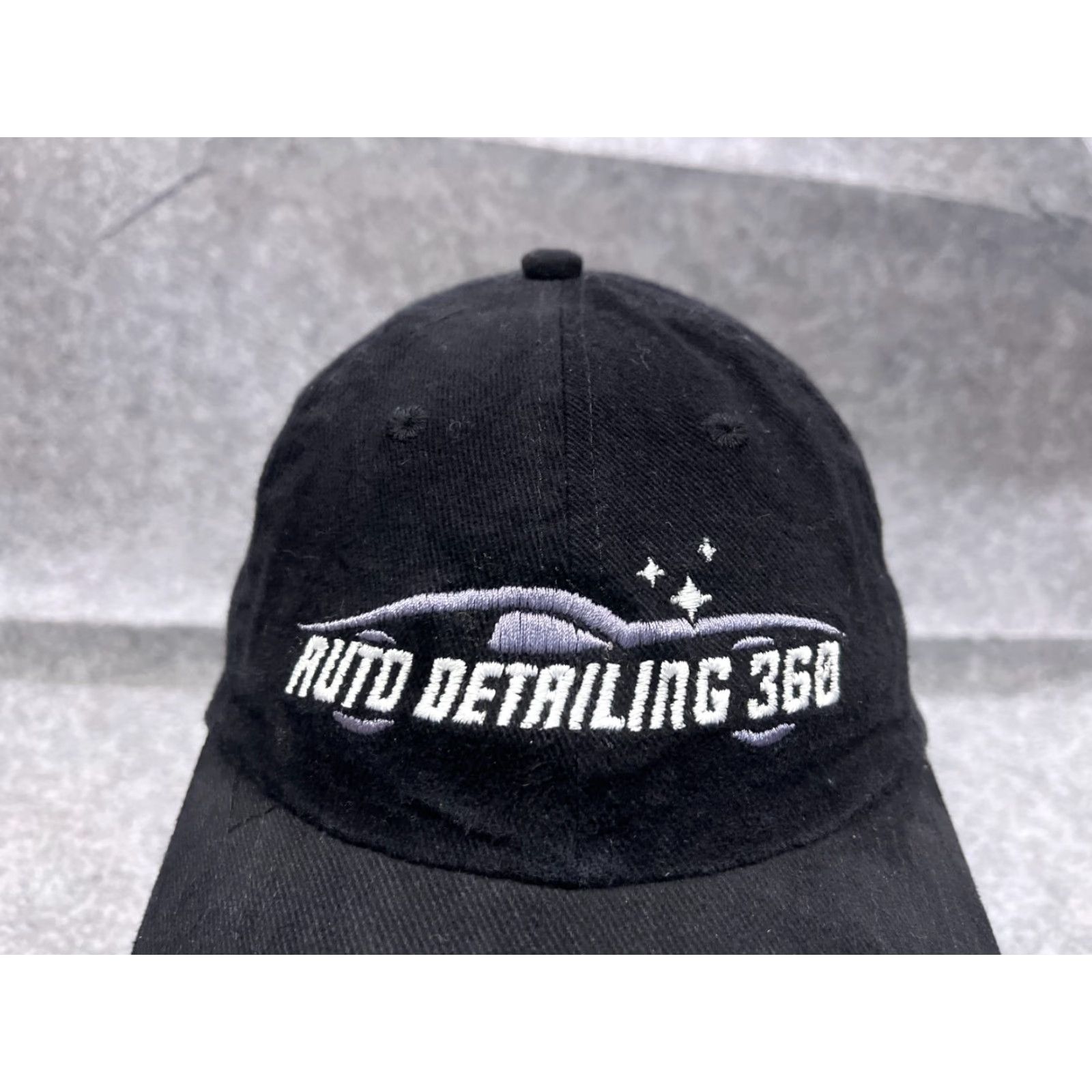 Port Authority Port Authority Adjustable Baseball Cap Hat for Men - One Size - Black - Auto Detailing 360 Logo - Casual Outdoor Gear Size ONE SIZE - 2 Thumbnail