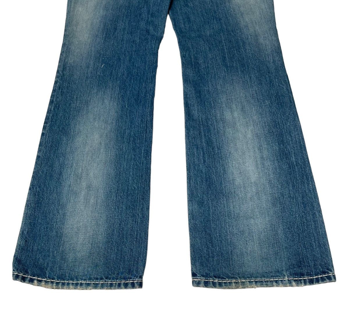 Mek Denim Vintage Brand Mek Denim Made In Usa Flared Jeans 2000s Size US 34 / EU 50 - 8 Thumbnail