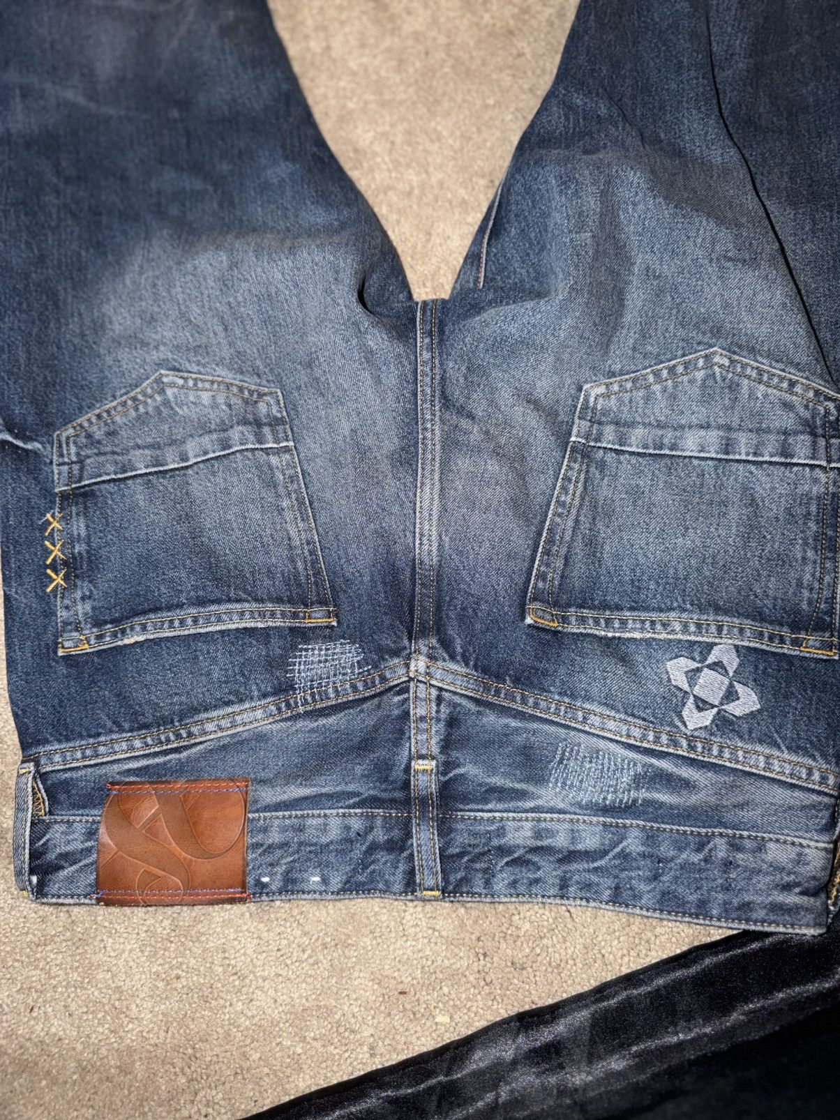 Scotch & Soda Scotch & Soda Distressed Patchwork Jeans Size US 30 / EU 46 - 10 Thumbnail