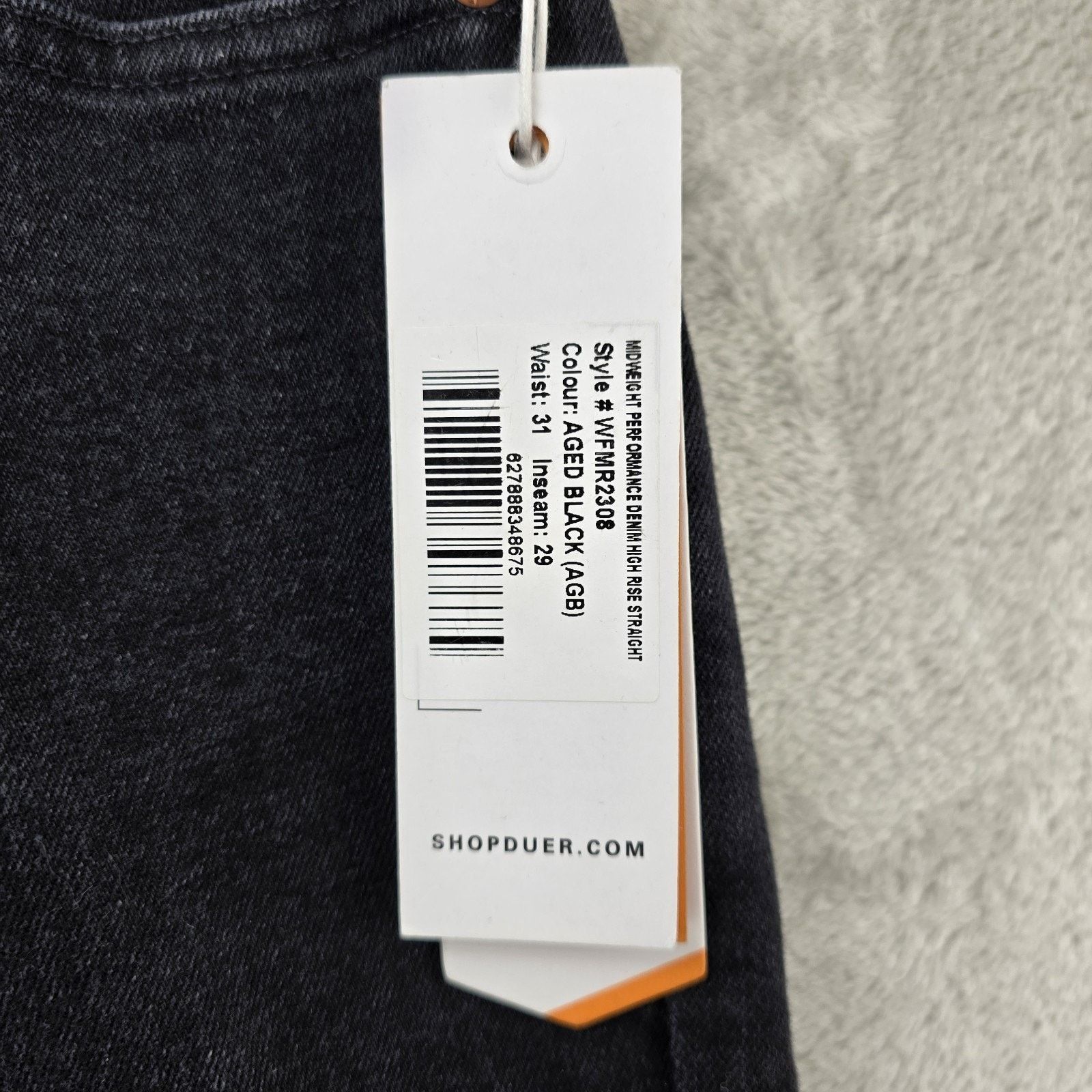 DUER DU/ER Duer Mens Jeans Performance Denim High Rise 31x28 Size US 31 - 4 Thumbnail