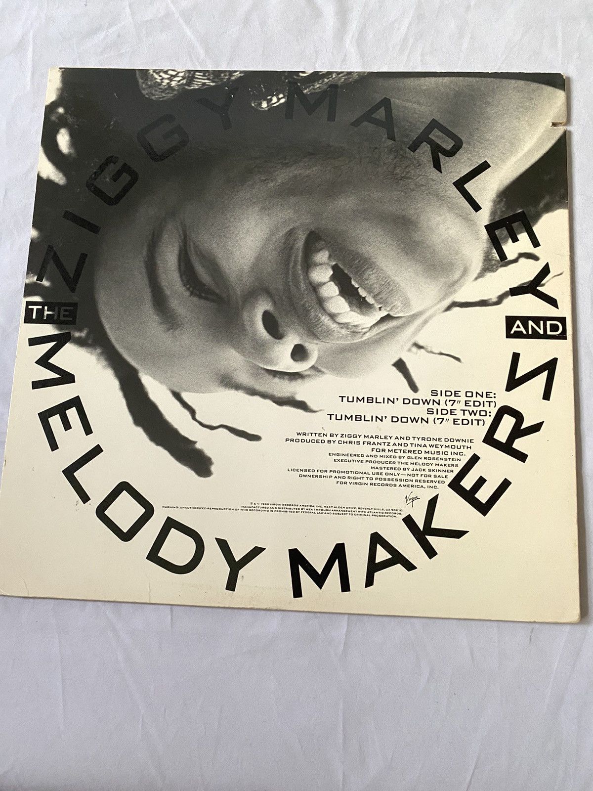 Bob Marley Vintage ziggy Marley signed vinyl record reggae Size ONE SIZE - 3 Thumbnail