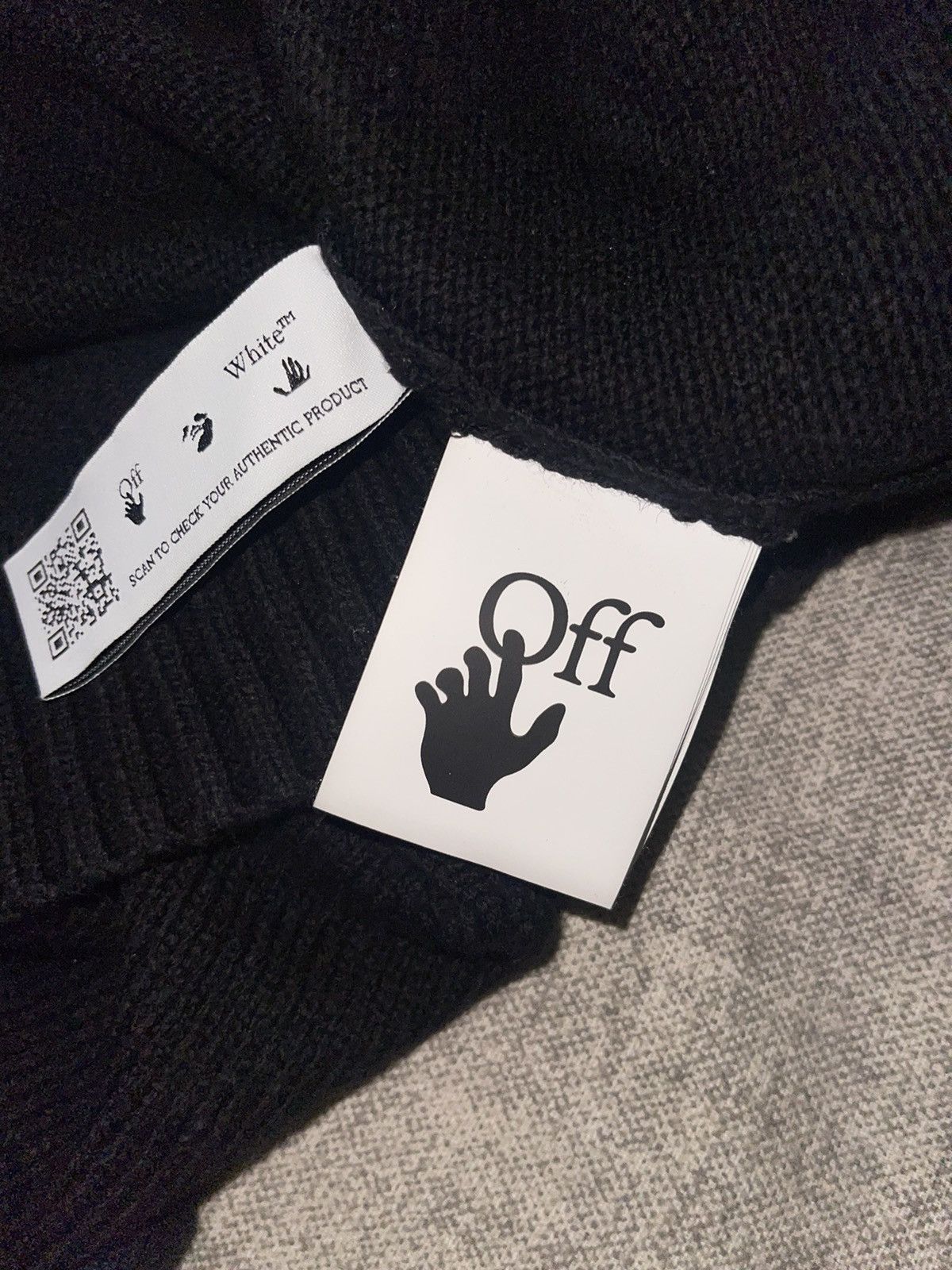 Off-White OFF-WHITE Diag Knit Crewneck Size US XL / EU 56 / 4 - 9 Thumbnail