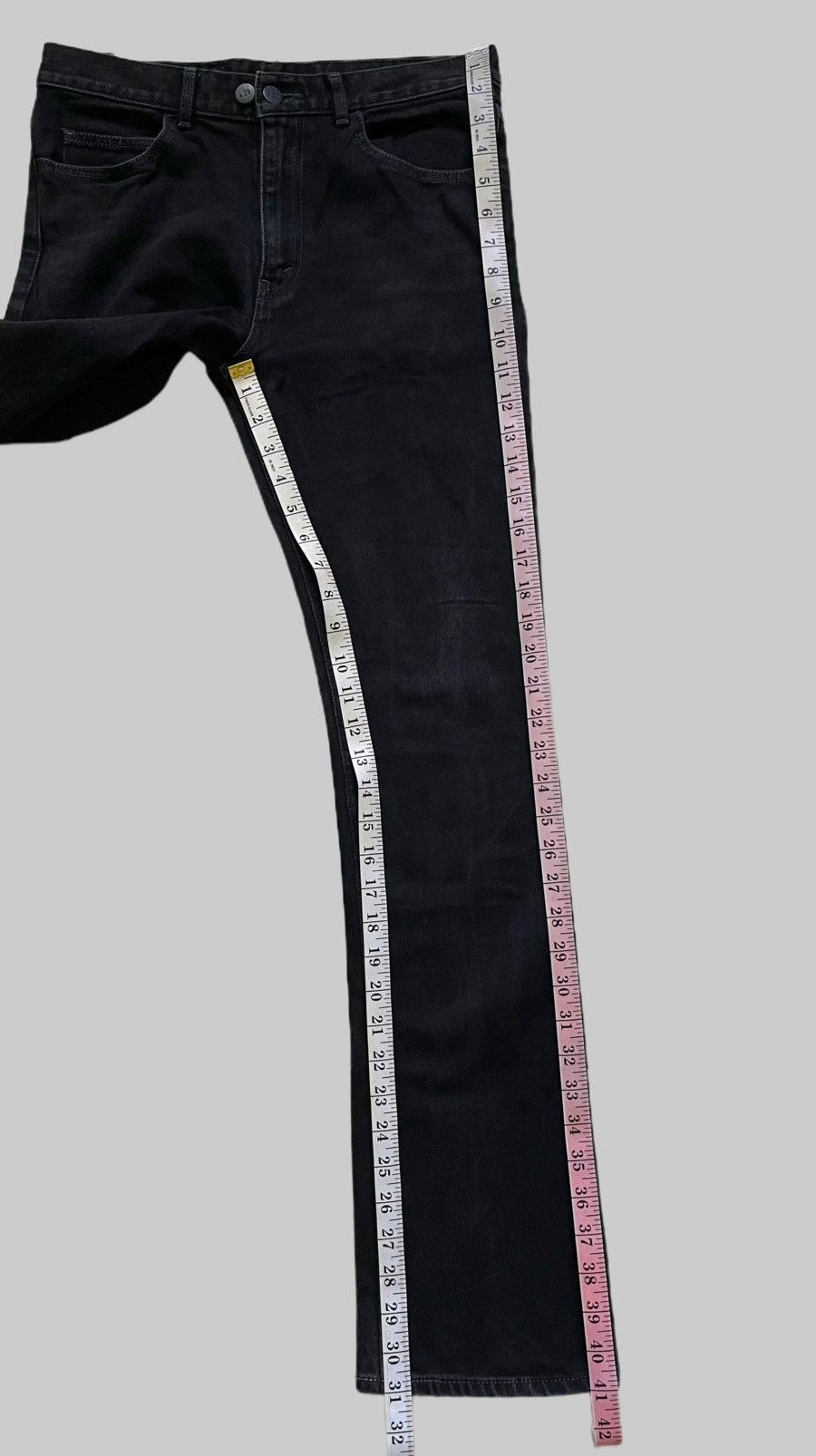 N.Hoolywood N.Hollywood Archive Black Fade Slim Bootcut Jeans W29 W30 Size US 30 / EU 46 - 9 Thumbnail