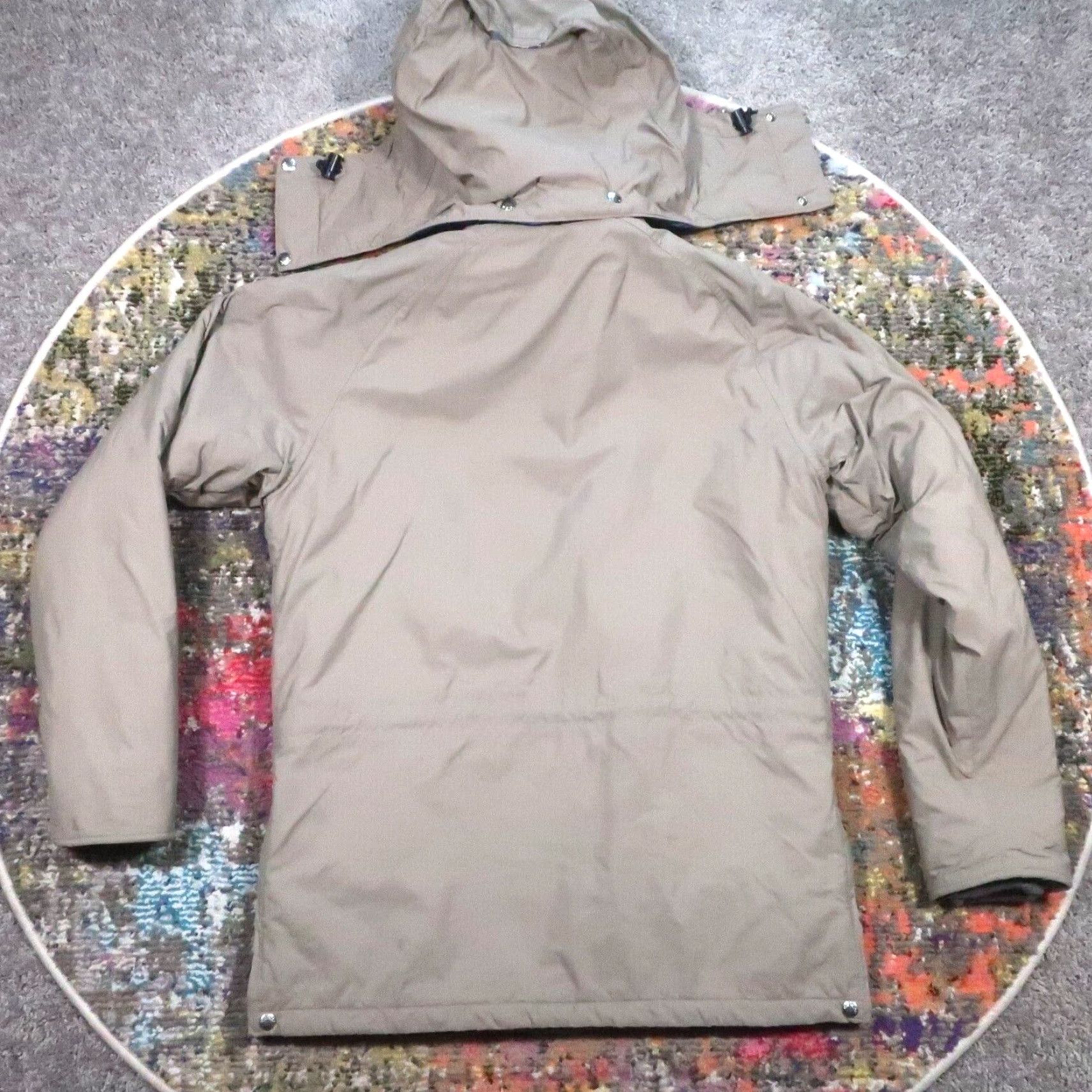 The North Face VINTAGE The North Face Parka Jacket L USA 90s Government Issue Removable Hood Beige Nylon Canvas Zip Snap Mens Reg Large Hooded Size US L / EU 52-54 / 3 - 2 Thumbnail