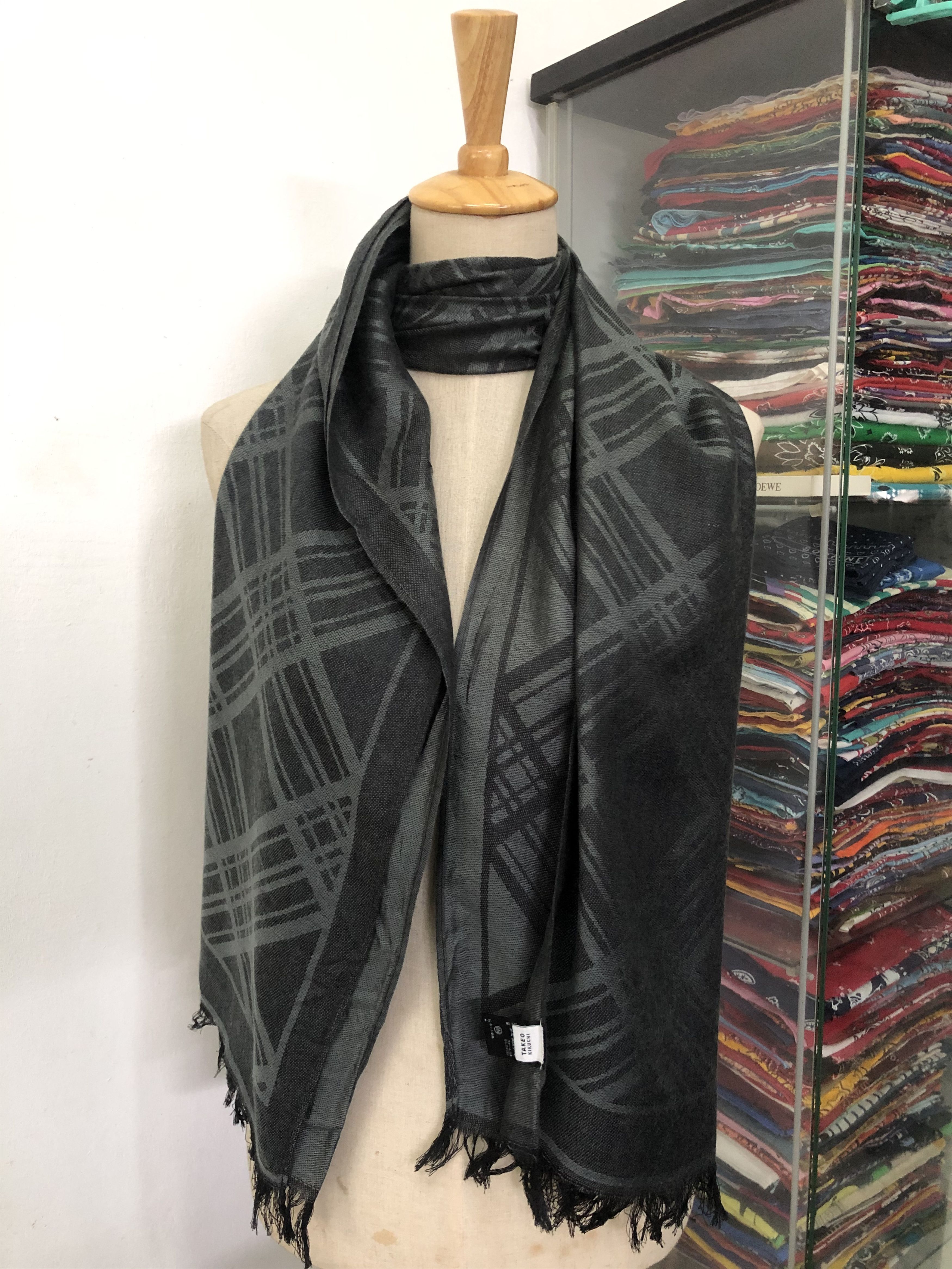 Takeo Kikuchi × Vintage Vintage Takeo Kikuchi Silk Scarf Size ONE SIZE - 1 Thumbnail