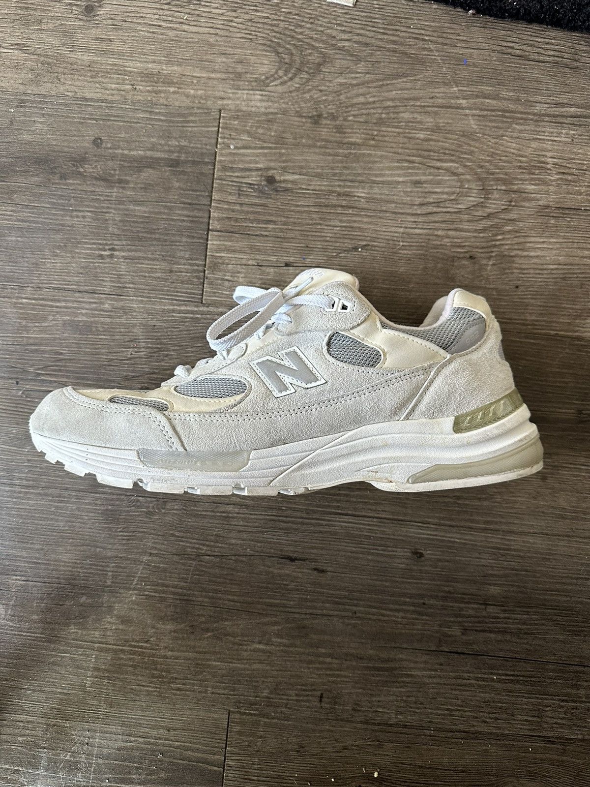 New Balance New Balance 992 White Silver Nimbus Cloud | Grailed