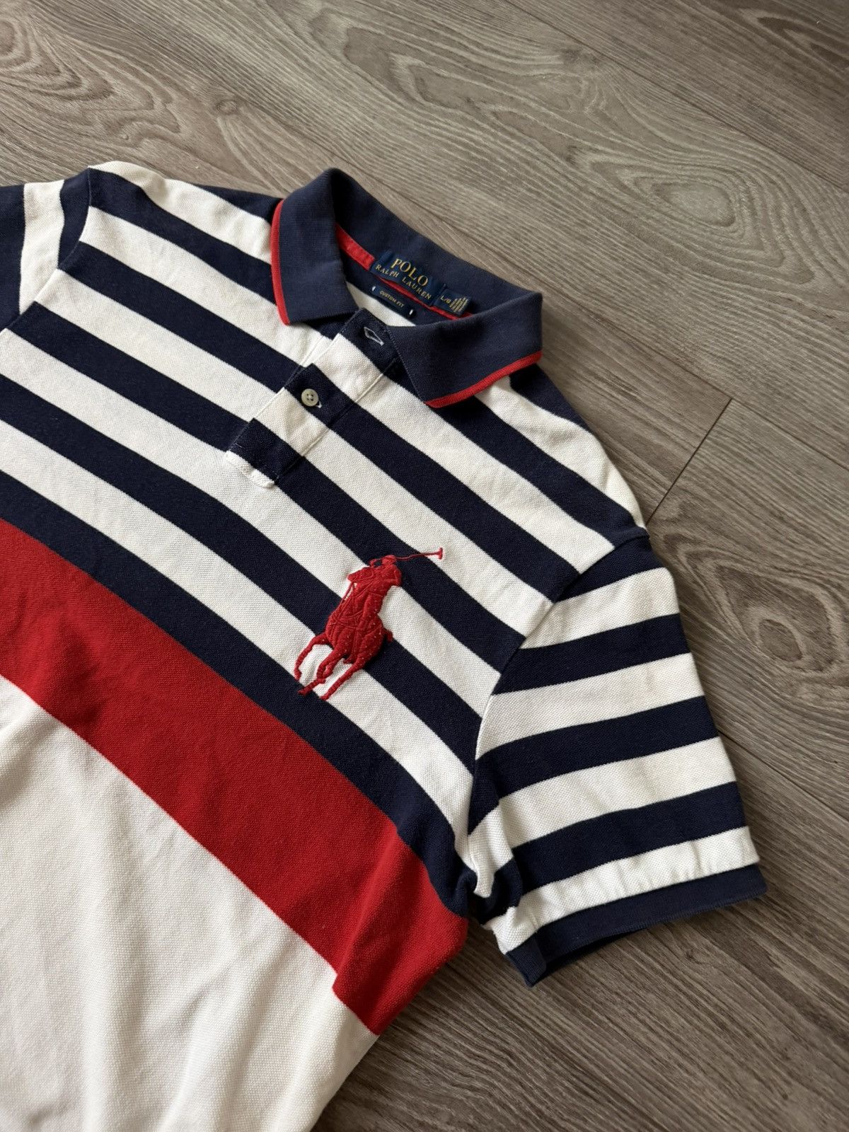 Polo Ralph Lauren Polo Ralph Lauren Premium City Chief Keef Rap Big Logo Polo Size US L / EU 52-54 / 3 - 14 Thumbnail