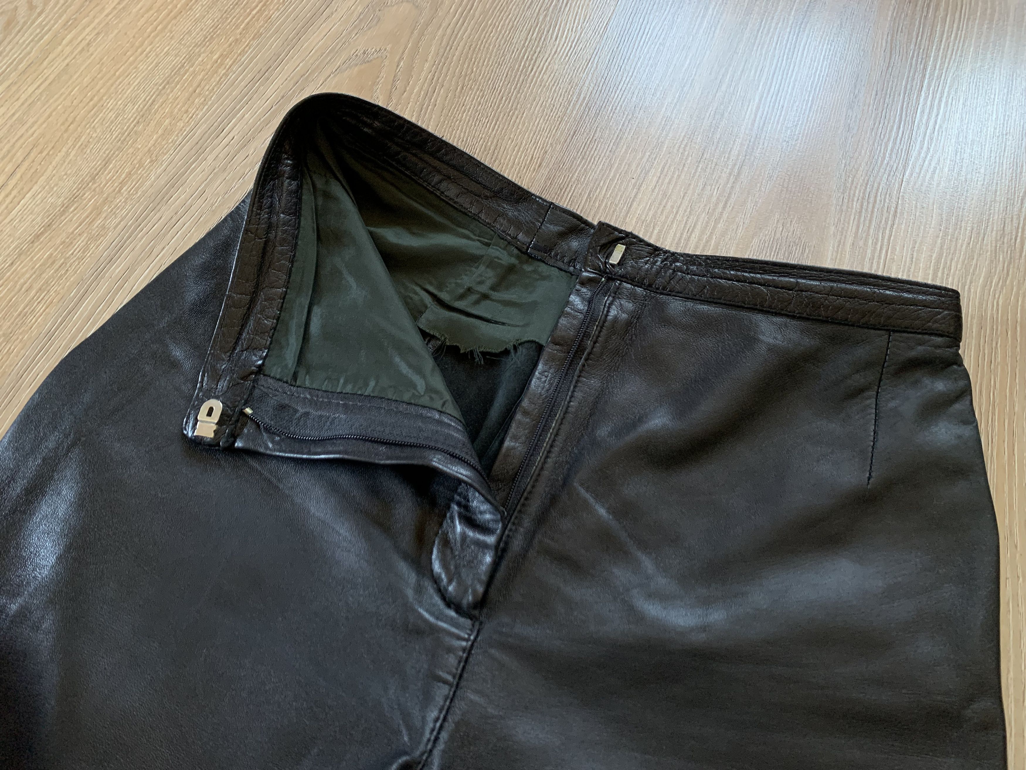 Designer × Leather Women's Ukrainian Designer Leather Pants Size 26" / US 2 / IT 38 - 5 Thumbnail