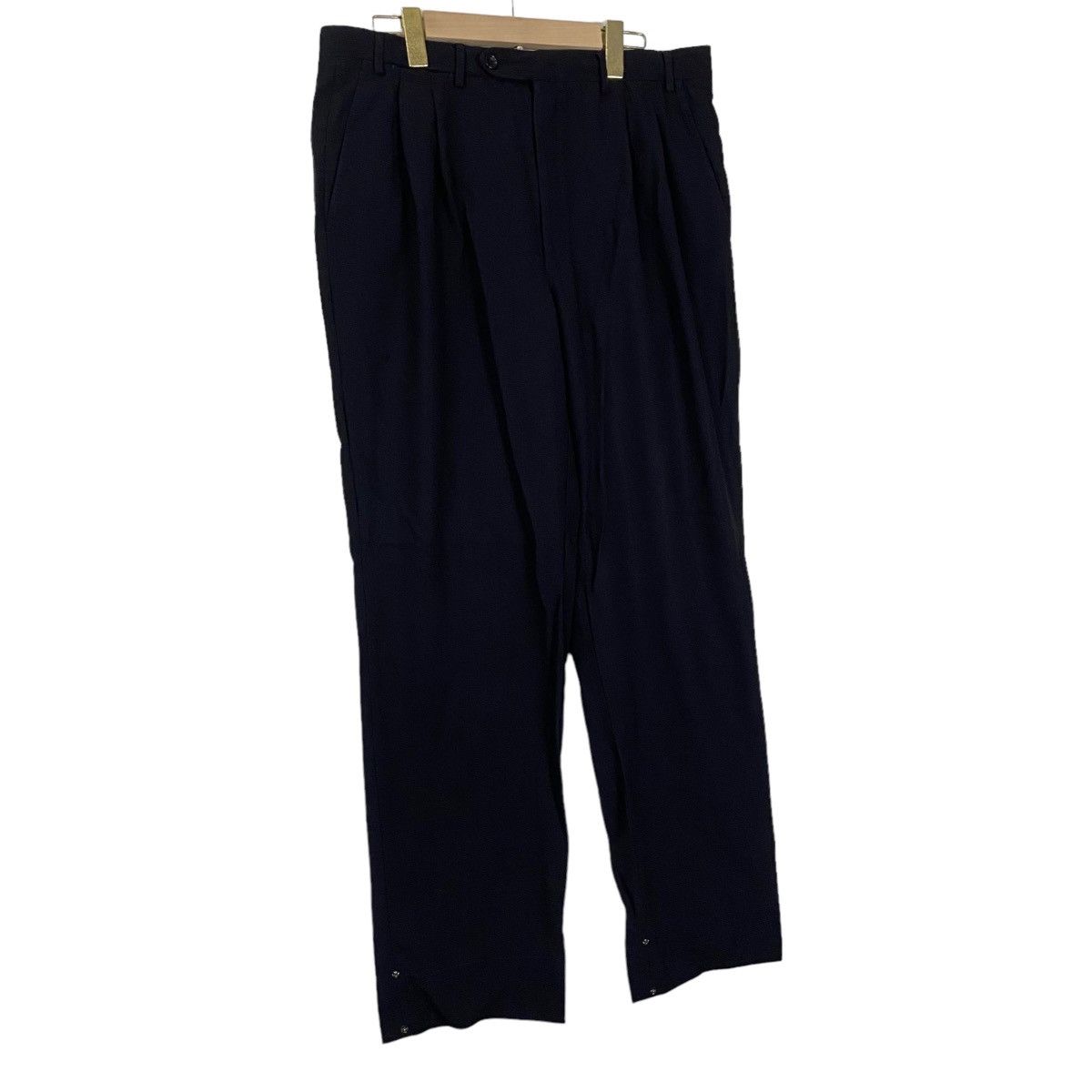Canali Vintage Canali Italy Black Formal Wool Trousers Slack Pants Size US 35 - 6 Thumbnail