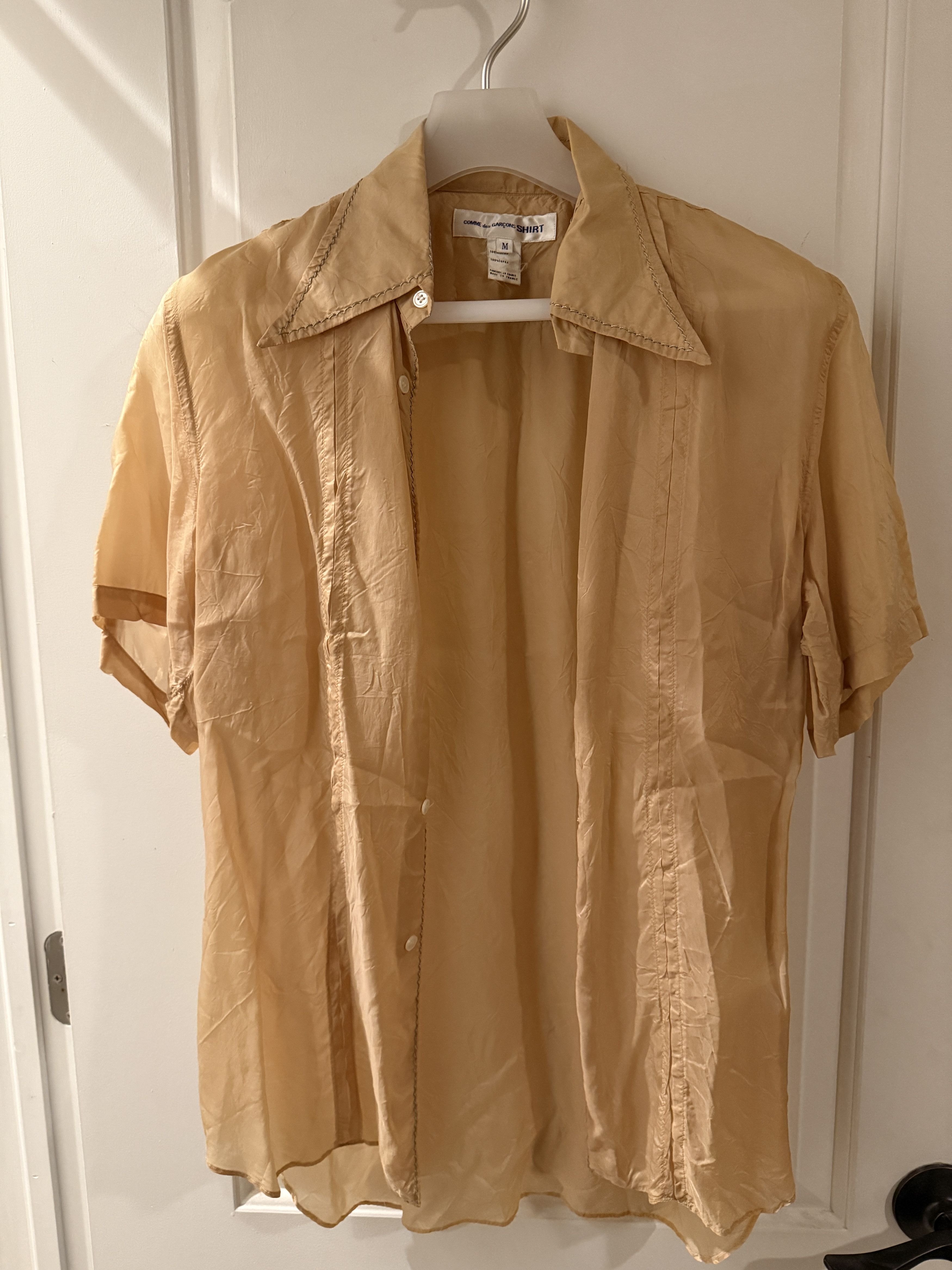 Comme des Garcons SHIRT CDG Shirt Sleeve Tan Top Size US M / EU 48-50 / 2 - 1 Thumbnail