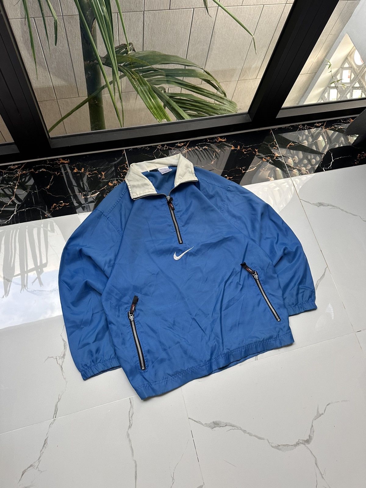 Nike × Vintage NIKE VINTAGE CENTER LOGO STREETWEAR LIGHT JACKET Size US M / EU 48-50 / 2 - 3 Thumbnail