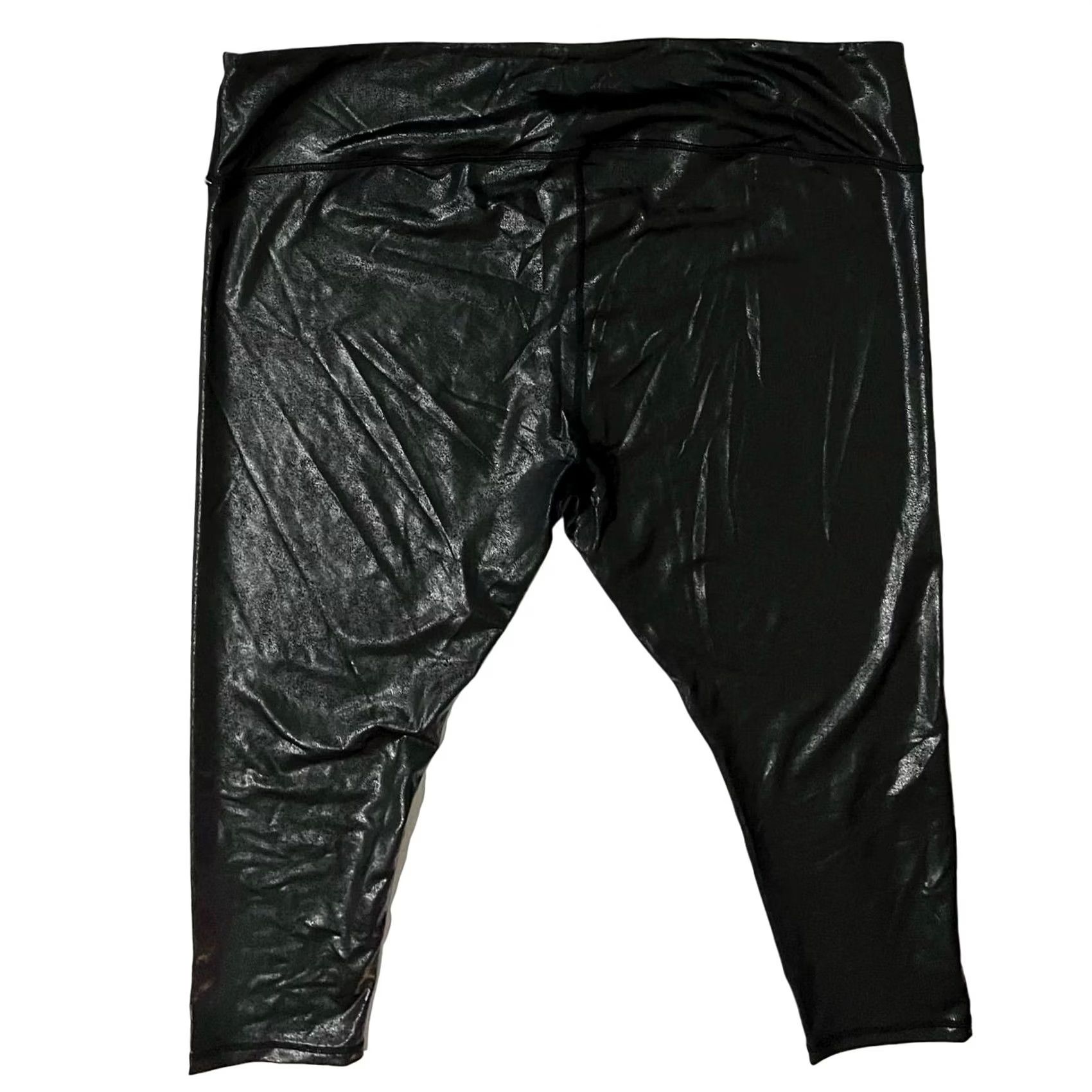 Vintage VINTAGE Zella The Daily Athletic Leggings High Waist 7/8 Size 3X Z-Tek Black Womens Size 40" / US 18 - 4 Thumbnail