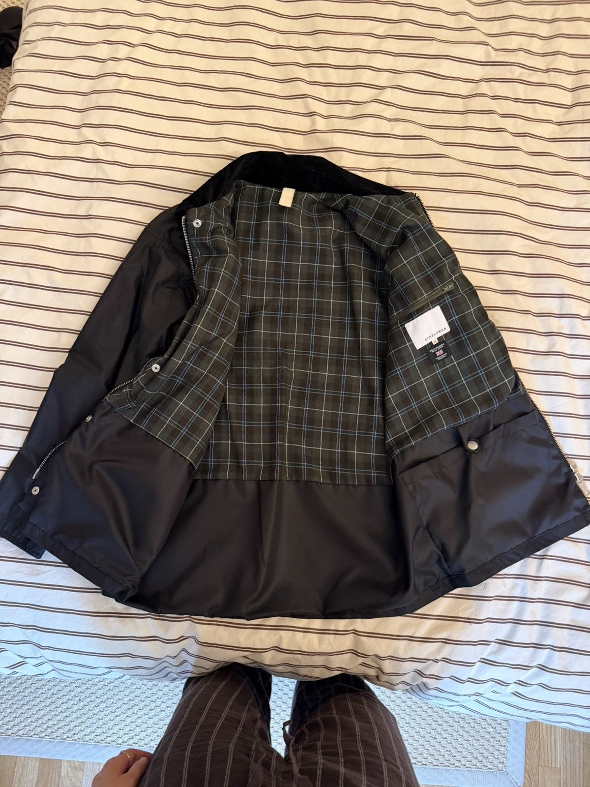 Sunflower Sunflower black wax barbour style jacket Size US M / EU 48-50 / 2 - 4 Thumbnail