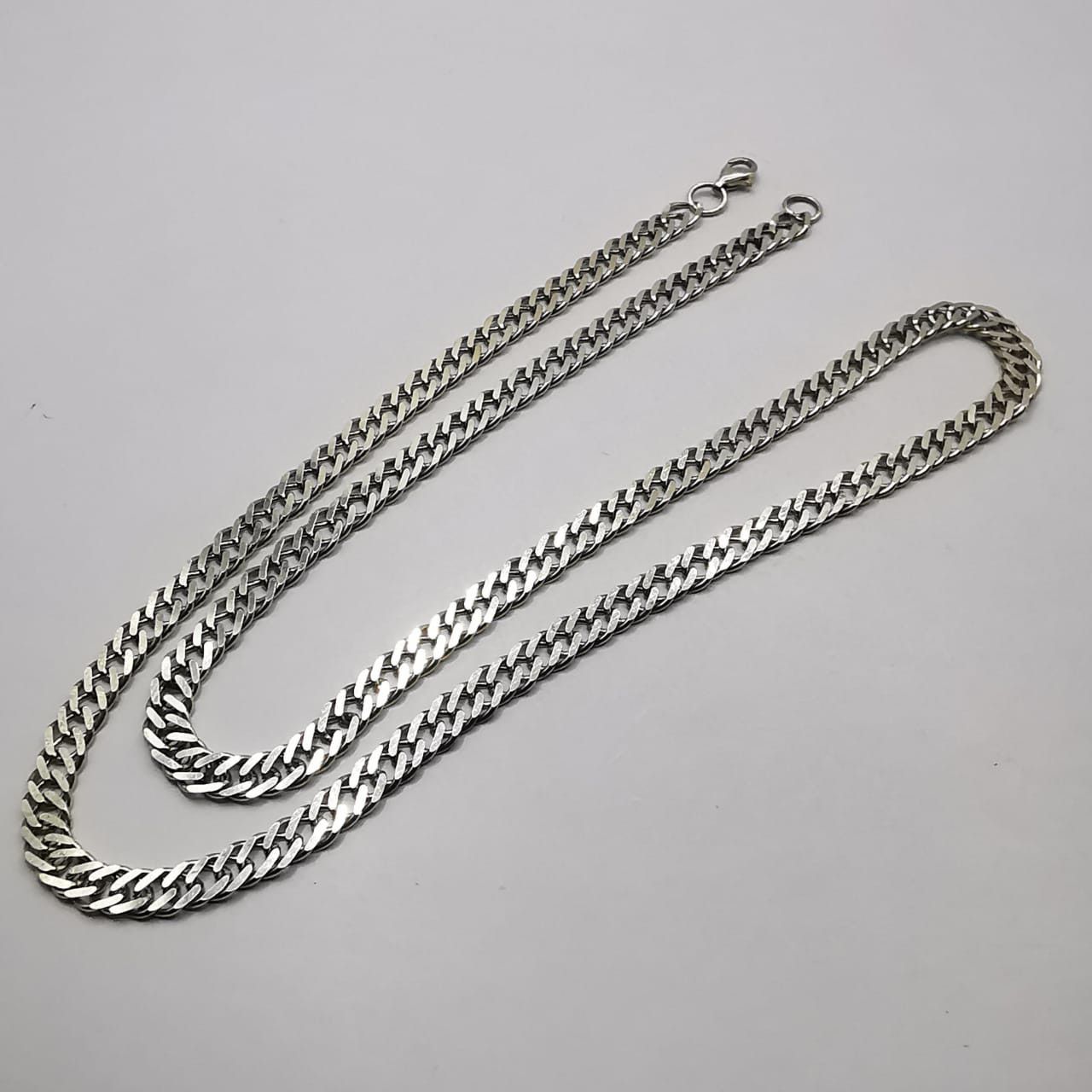 Sterling Silver Vintage Jewelry Chain, 925 Sterling Silver, Signed 20g Size ONE SIZE - 1 Thumbnail