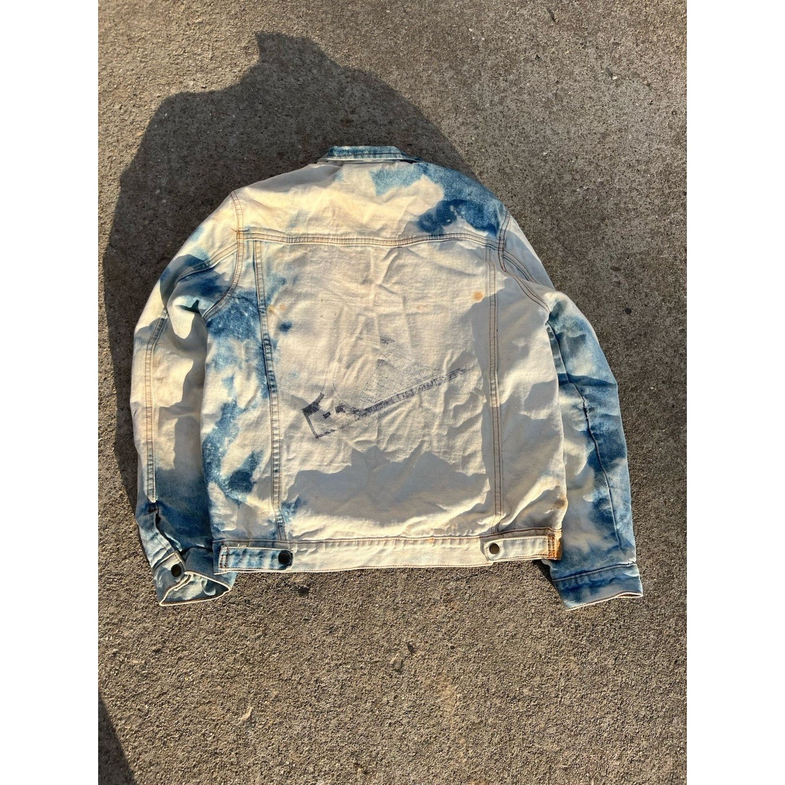 Quiksilver 80s 90s Quicksilver x Saugatuck Bootleg Jean Jacket Acid was Size US M / EU 48-50 / 2 - 1 Thumbnail