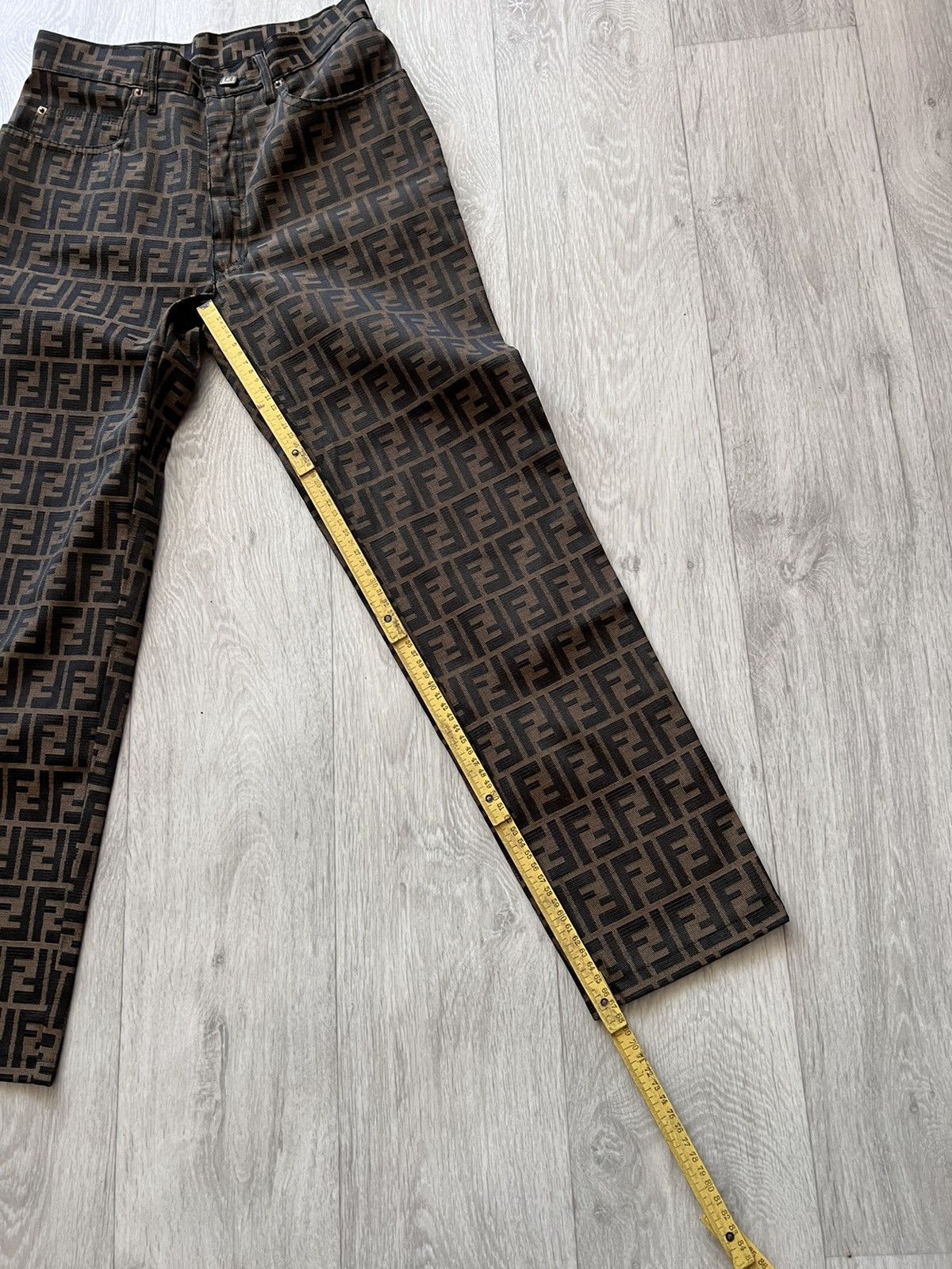 Fendi Vintage Fendi Zucca Monogram Pants 90s Size 29" - 15 Thumbnail