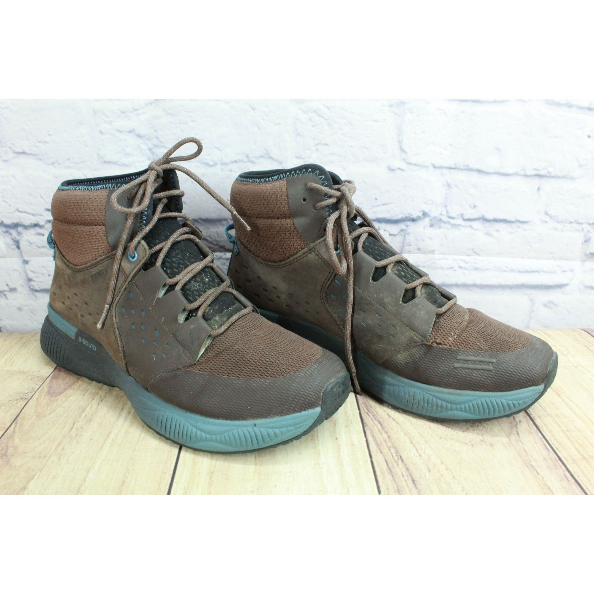 L.L. Bean LL Bean Men's Brown Leather Waterproof B-Bound Hiking Boots Size US 11.5 / EU 44-45 - 3 Thumbnail