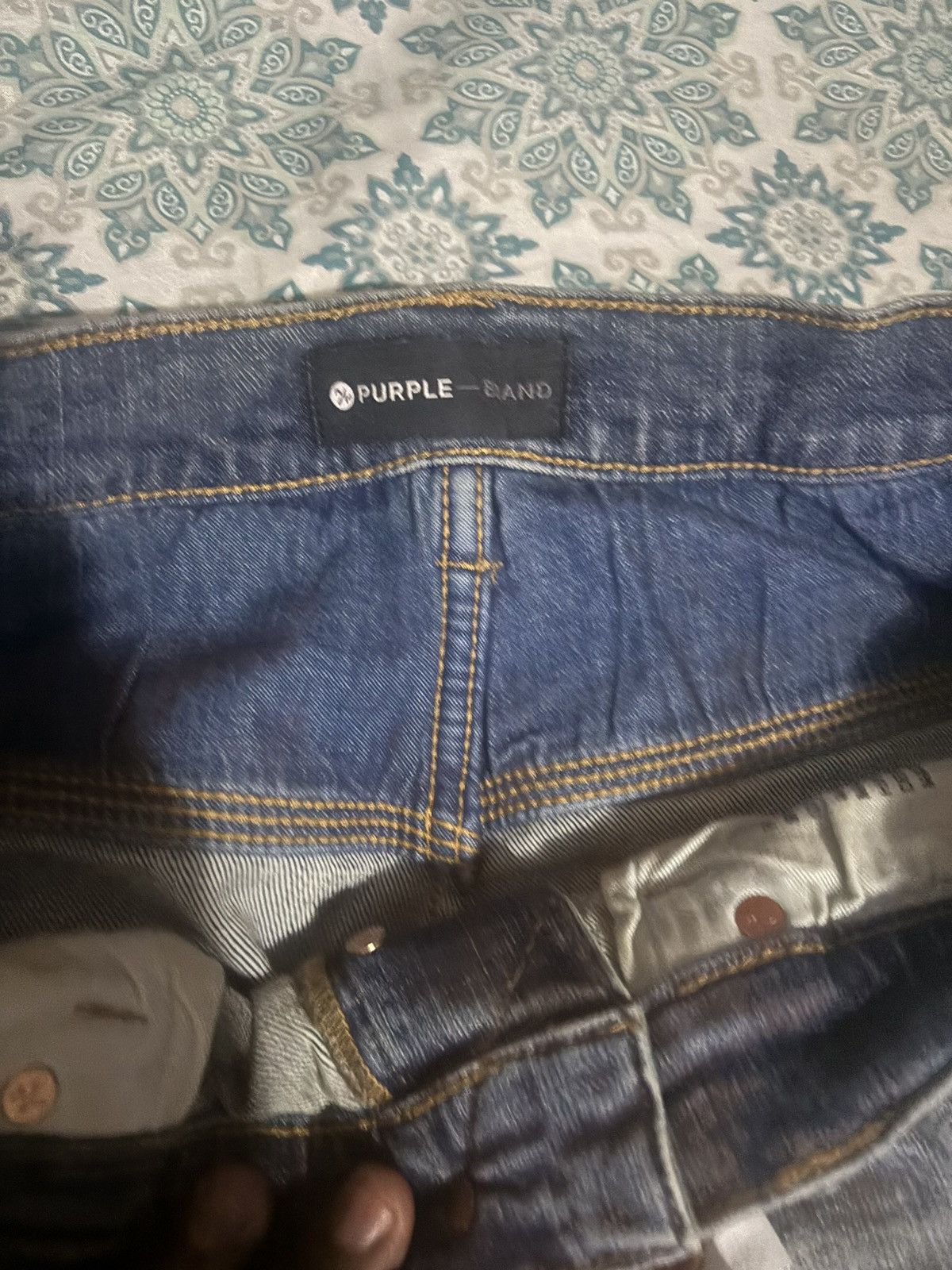 Purple Brand Blue Purple jeans Size US 33 - 4 Thumbnail