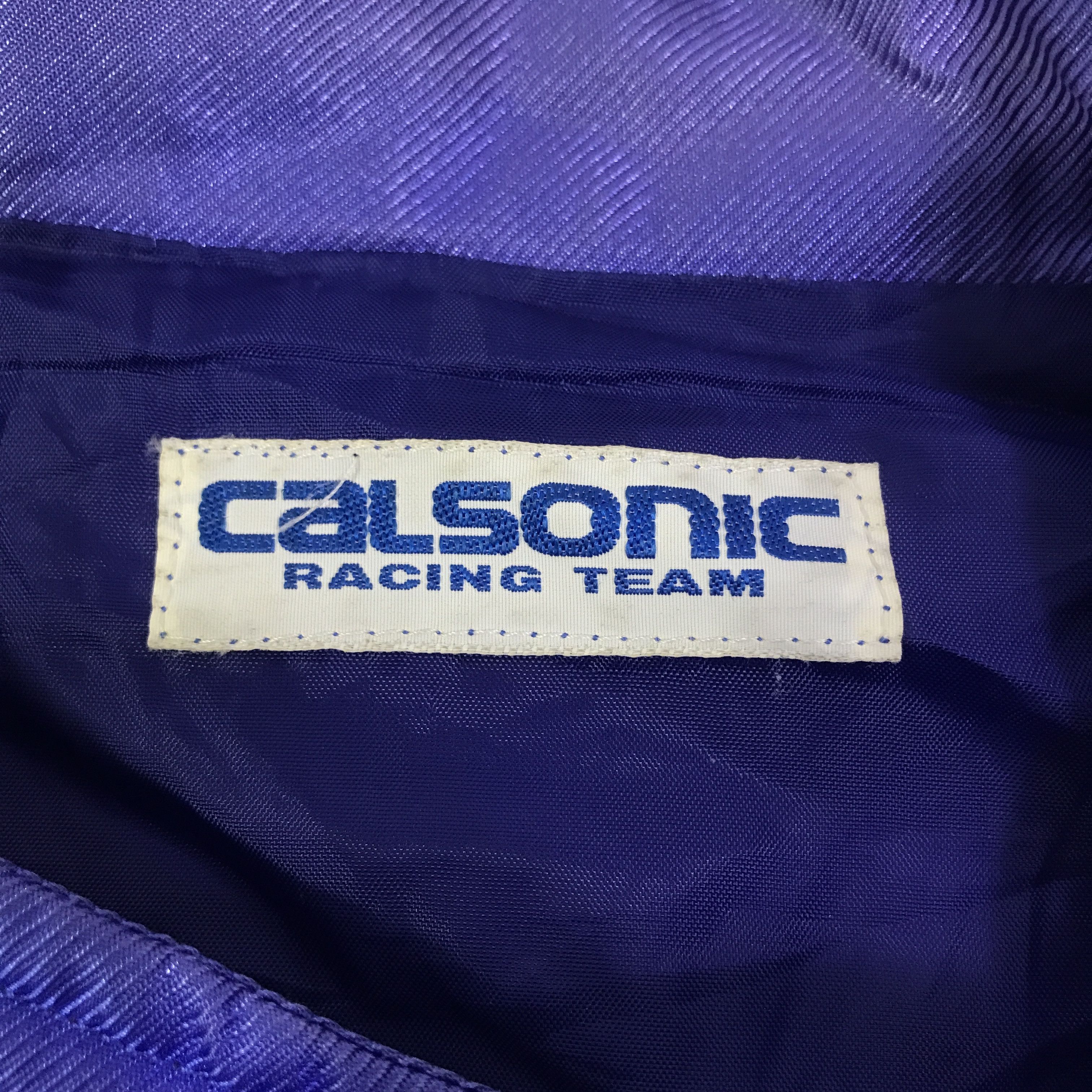 Japanese Brand Vintage Calsonic Nissan Racing Team Faded Jacket K126B5 Size US L / EU 52-54 / 3 - 18 Thumbnail