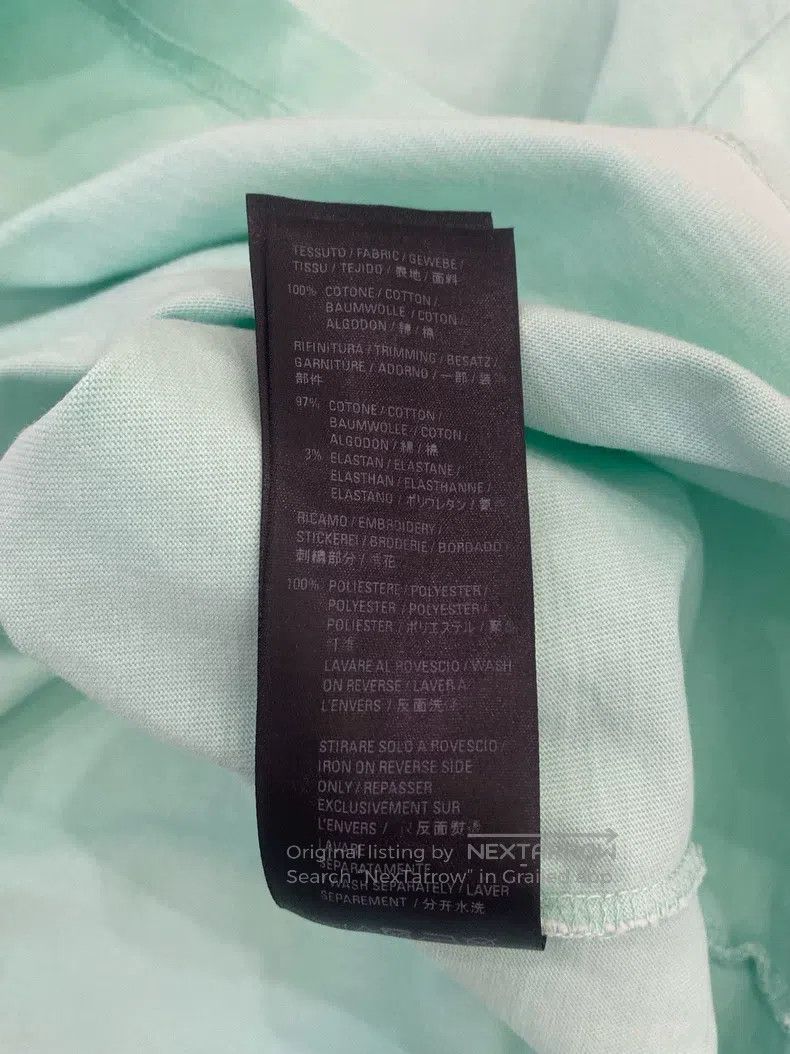 Balenciaga Balenciaga Mint Green Short Sleeve T-Shirt with Front and Size US S / EU 44-46 / 1 - 6 Thumbnail