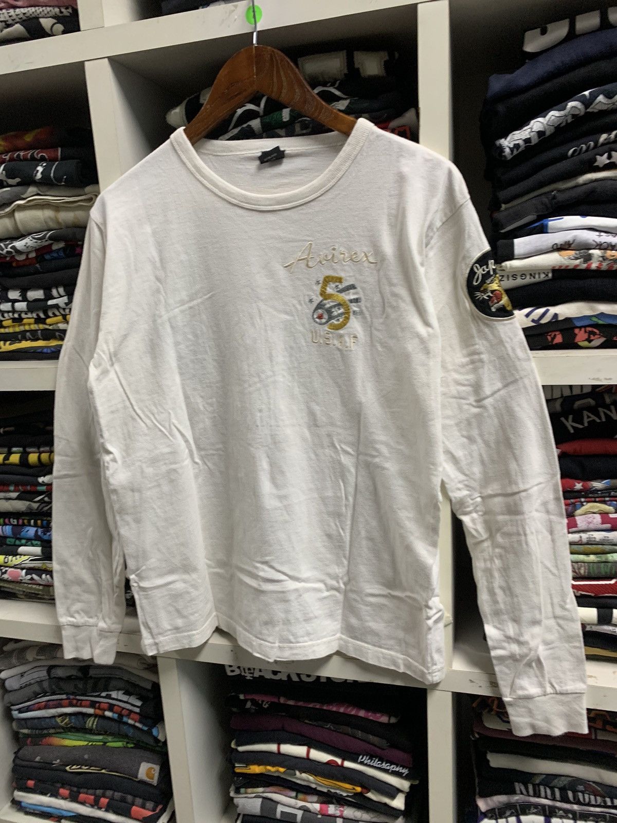 Avirex × Vintage Vintage Avirex Embroidery logo white shirt Size US M / EU 48-50 / 2 - 7 Thumbnail