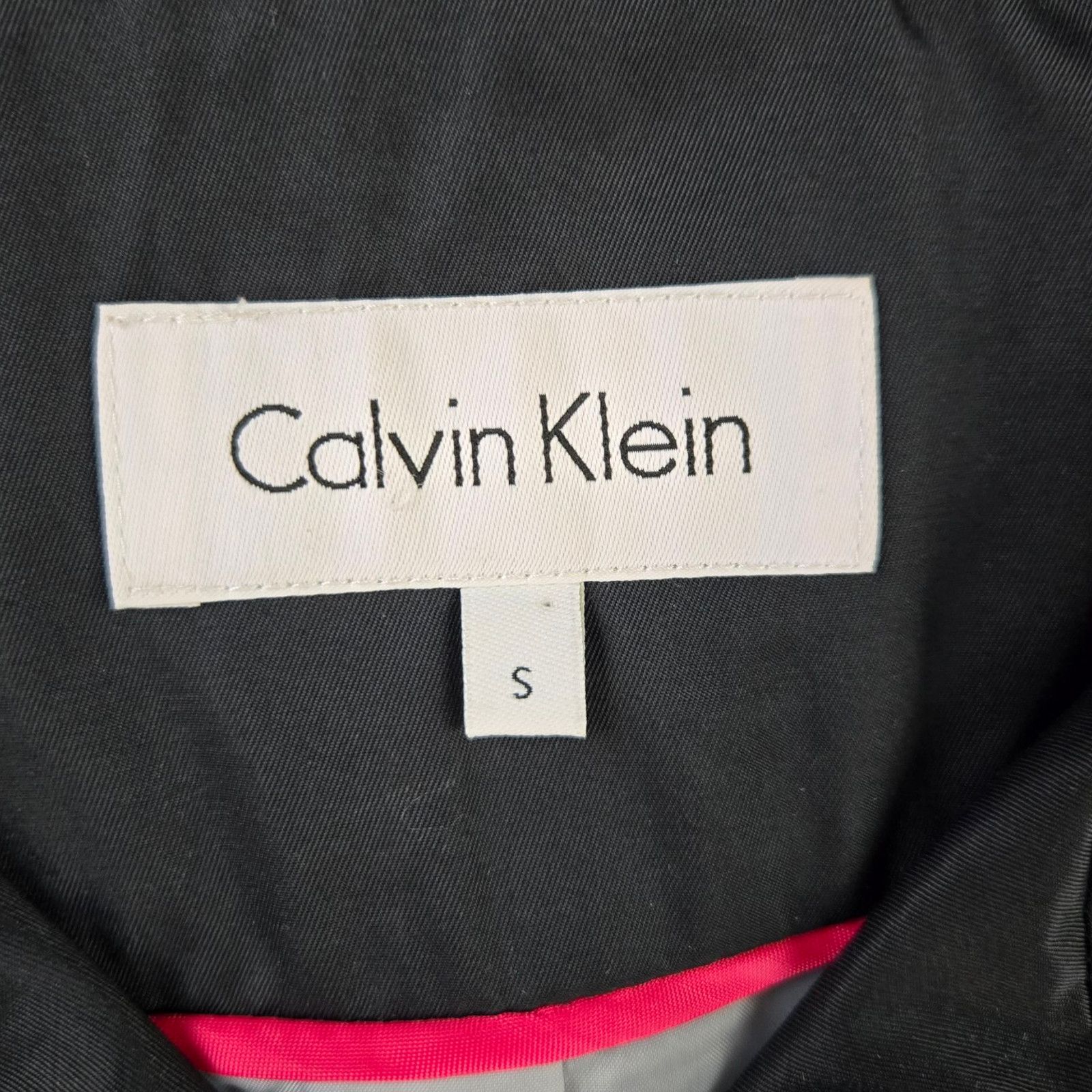 Calvin Klein Calvin Klein Black Minimal Rain Jacket Size Small Size S / US 4 / IT 40 - 4 Thumbnail