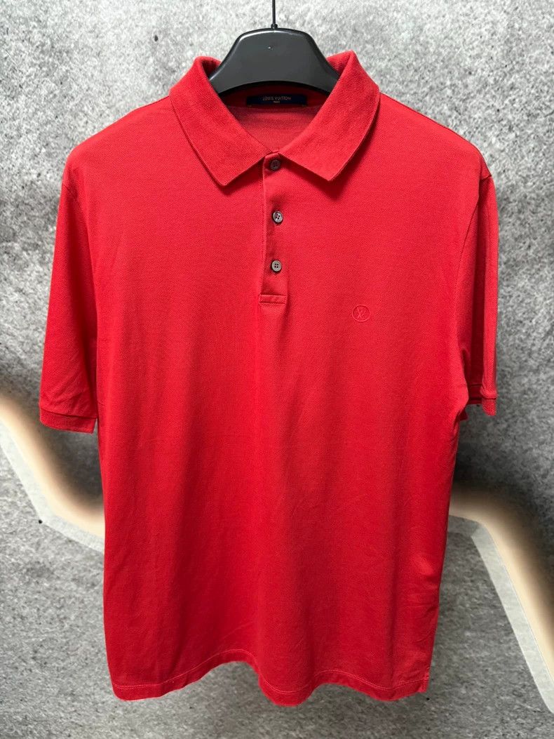 Louis Vuitton Louis Vuitton Red polo shirt Size US XL / EU 56 / 4 - 1 Thumbnail
