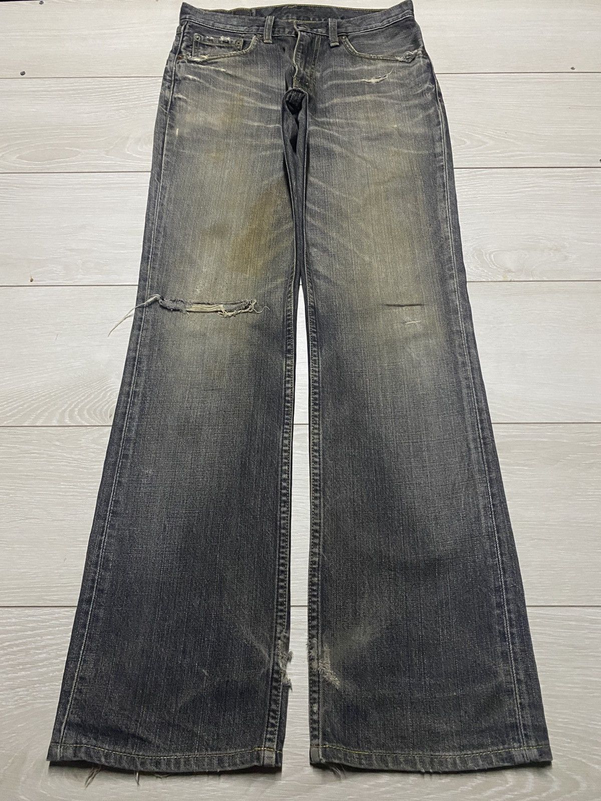 Levi's Vintage Flare Levi's 517-09 Black Denim Jean | Grailed