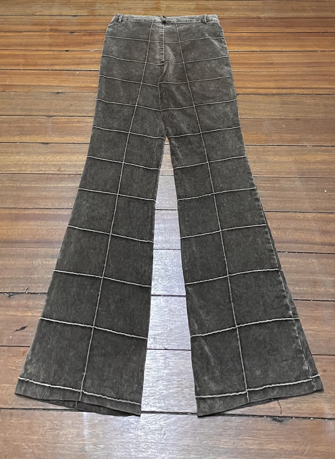 Hysteric Glamour × Japanese Brand × Vintage Very Rare Vintage Japanese Brand Ya Ming Flared Pants 1990s Size US 29 - 2 Thumbnail