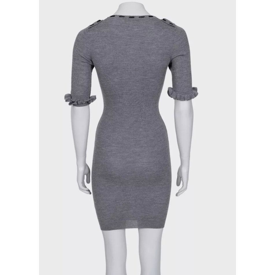 dior grey dress Dior Grey Lace Slip Dress