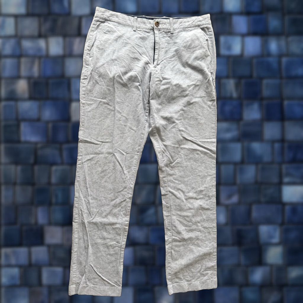 J.Crew VINTAGE J.Crew Sutton Chino Pants Mens 34x34 Straight Leg 100% Cotton Preppy Casual Size US 34 / EU 50 - 1 Thumbnail